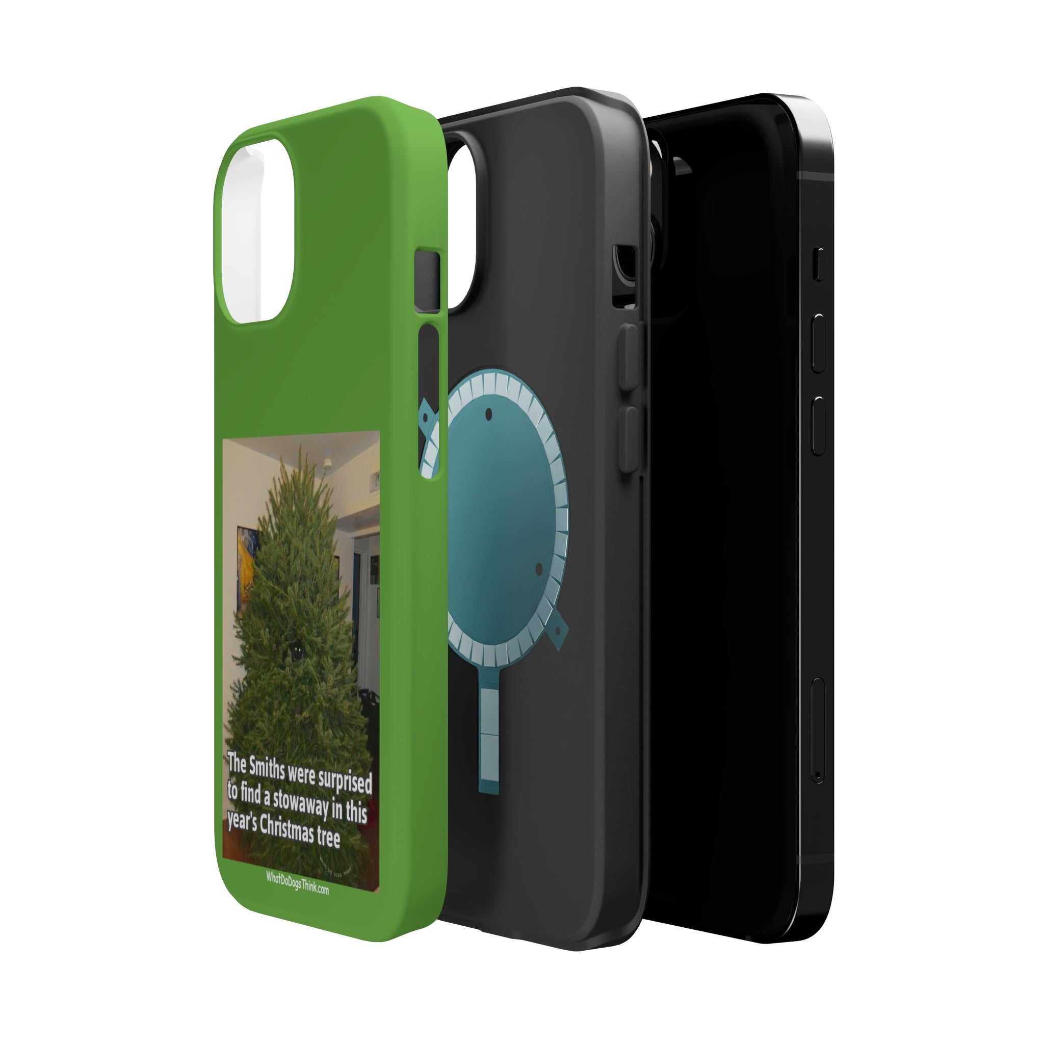 Stowaway Cat Green MagSafe Tough Case