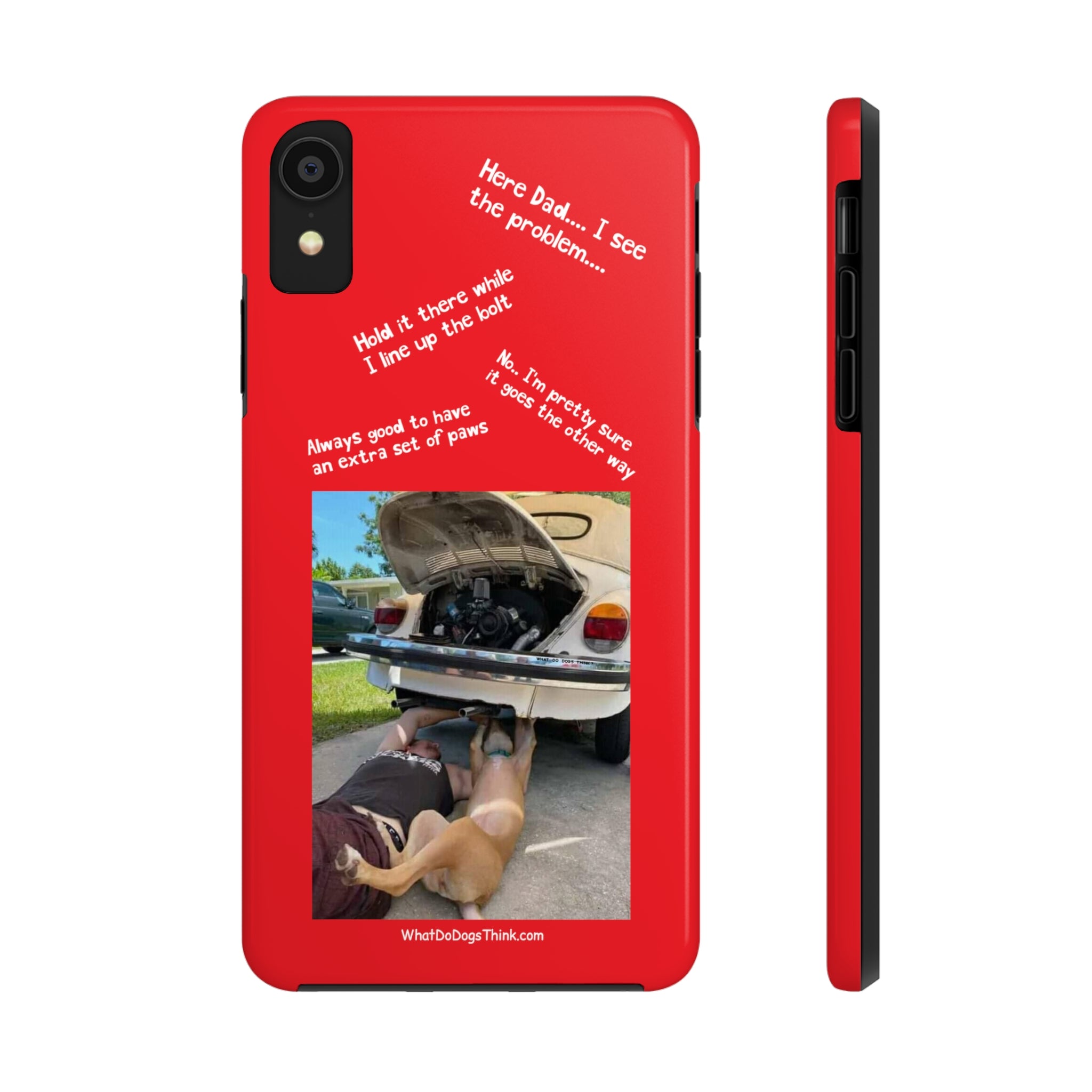 Bug Helper Compilation Red Tough Phone Cases
