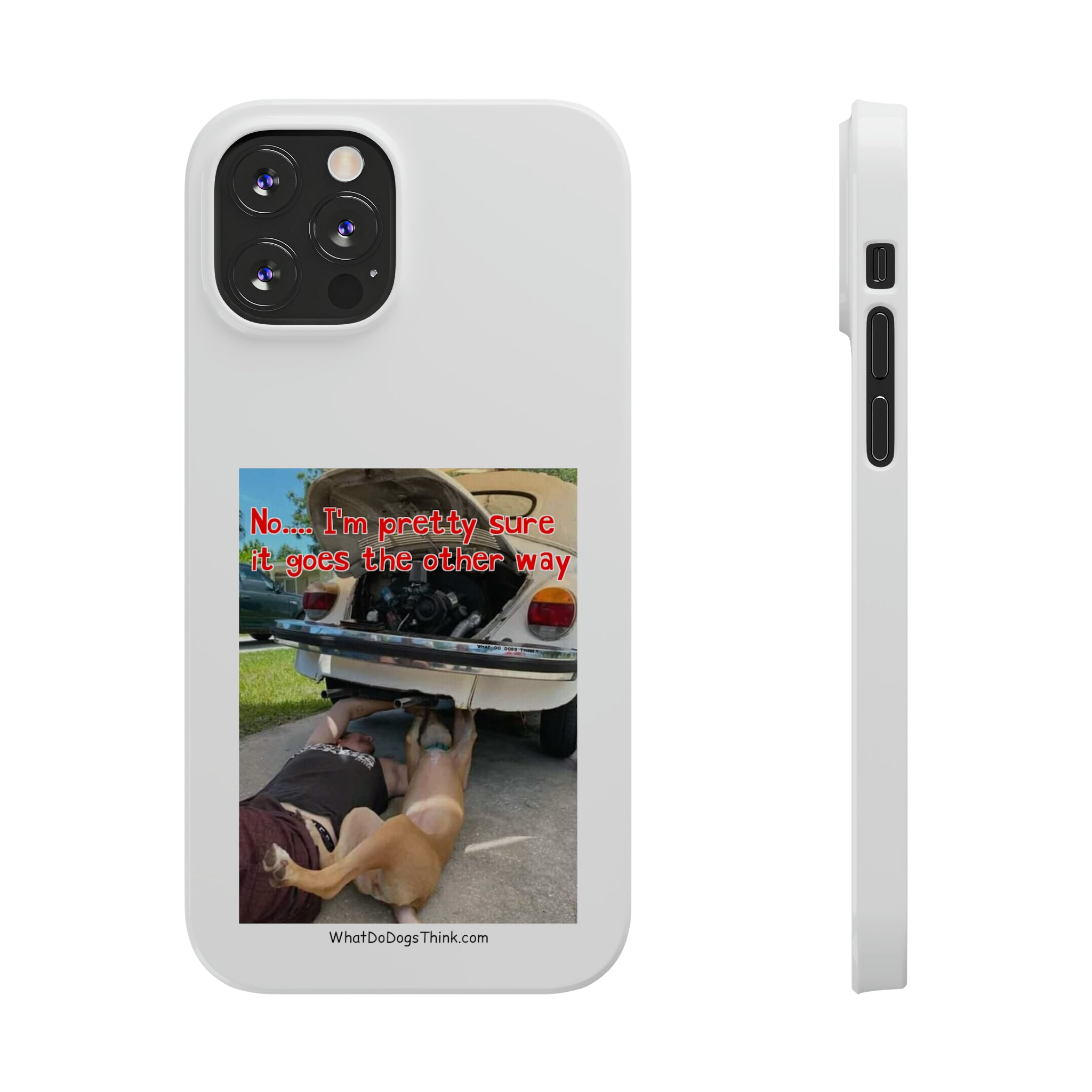 Other way White Slim Phone Cases