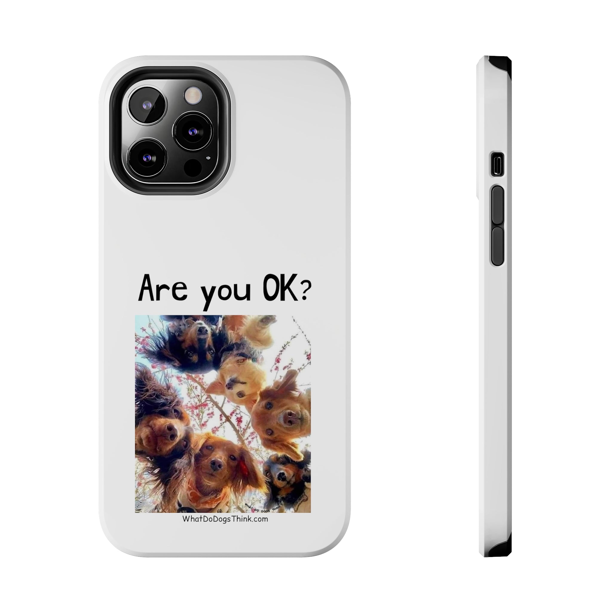 Are You OK? White Tough Phone Cases