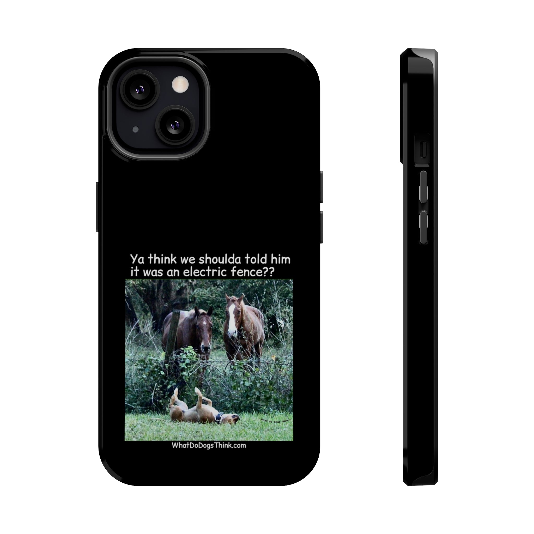 Electric Fence Black MagSafe Tough Cases