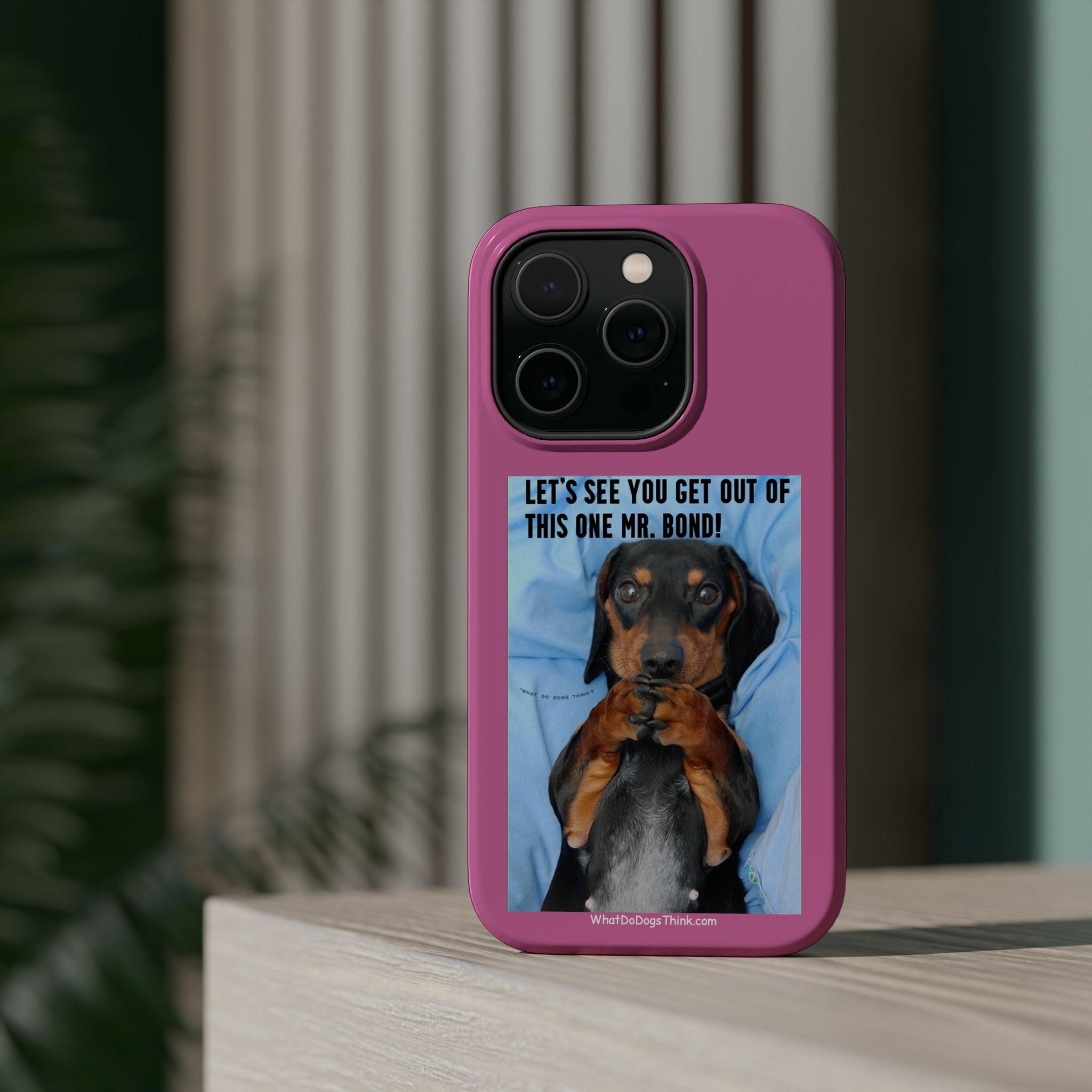Mr. Bond Pink MagSafe Tough Cases