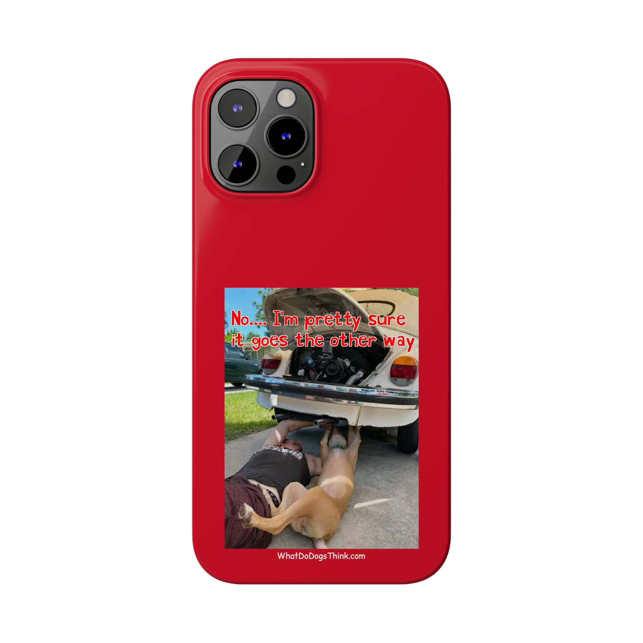 Other Way Red Slim Phone Cases