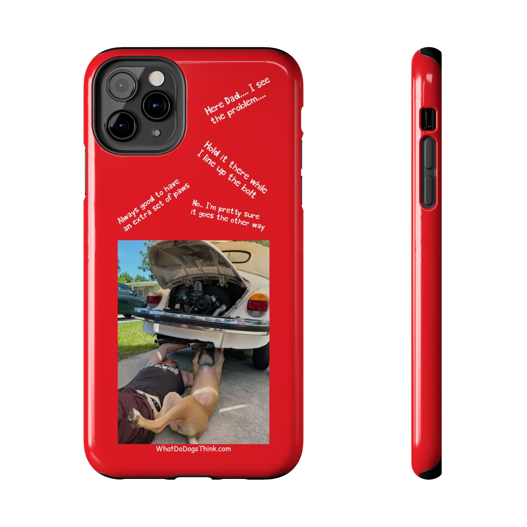 Bug Helper Compilation Red Tough Phone Cases