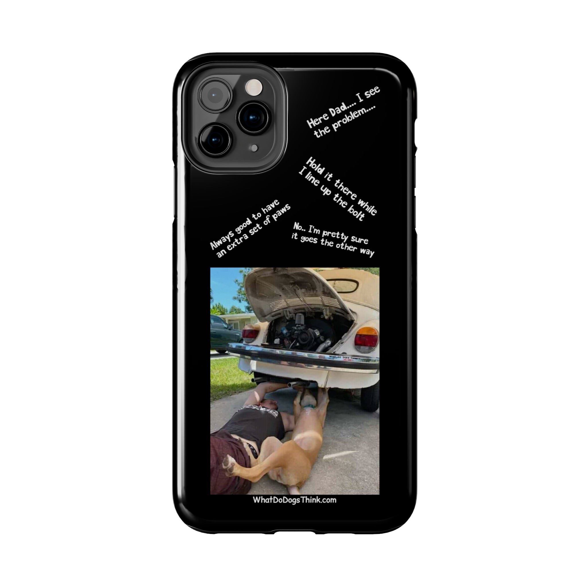 Bug Helper Compilation Black Tough Phone Cases