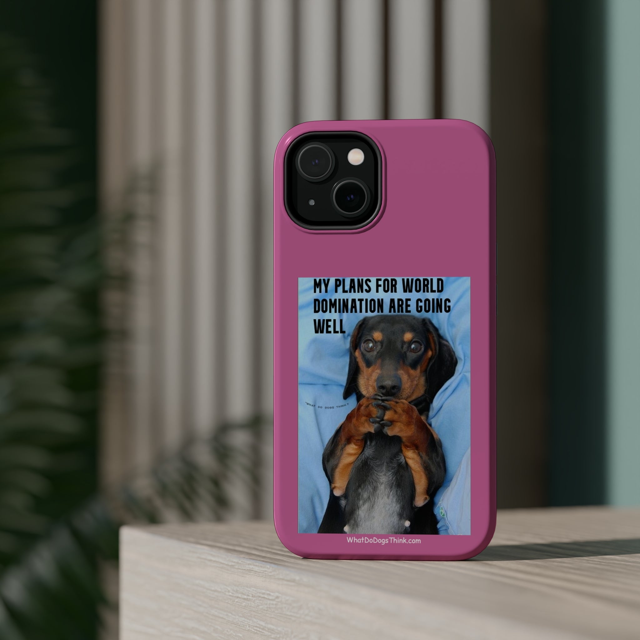 World Domination Pink MagSafe Tough Cases