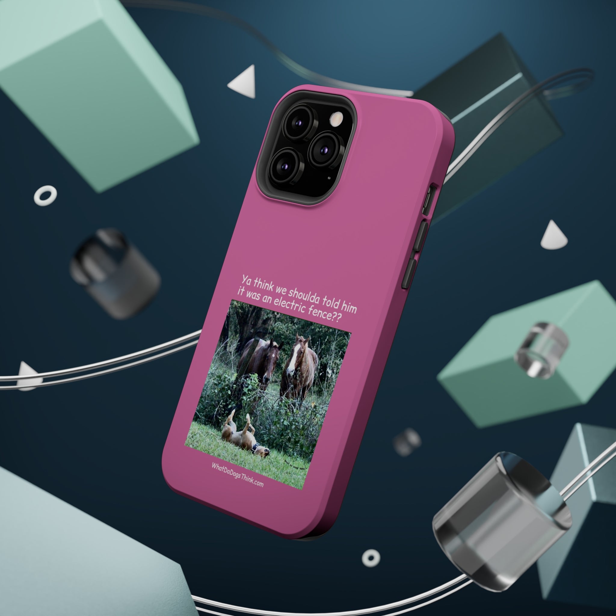 Electric Fence Pink MagSafe Tough Cases