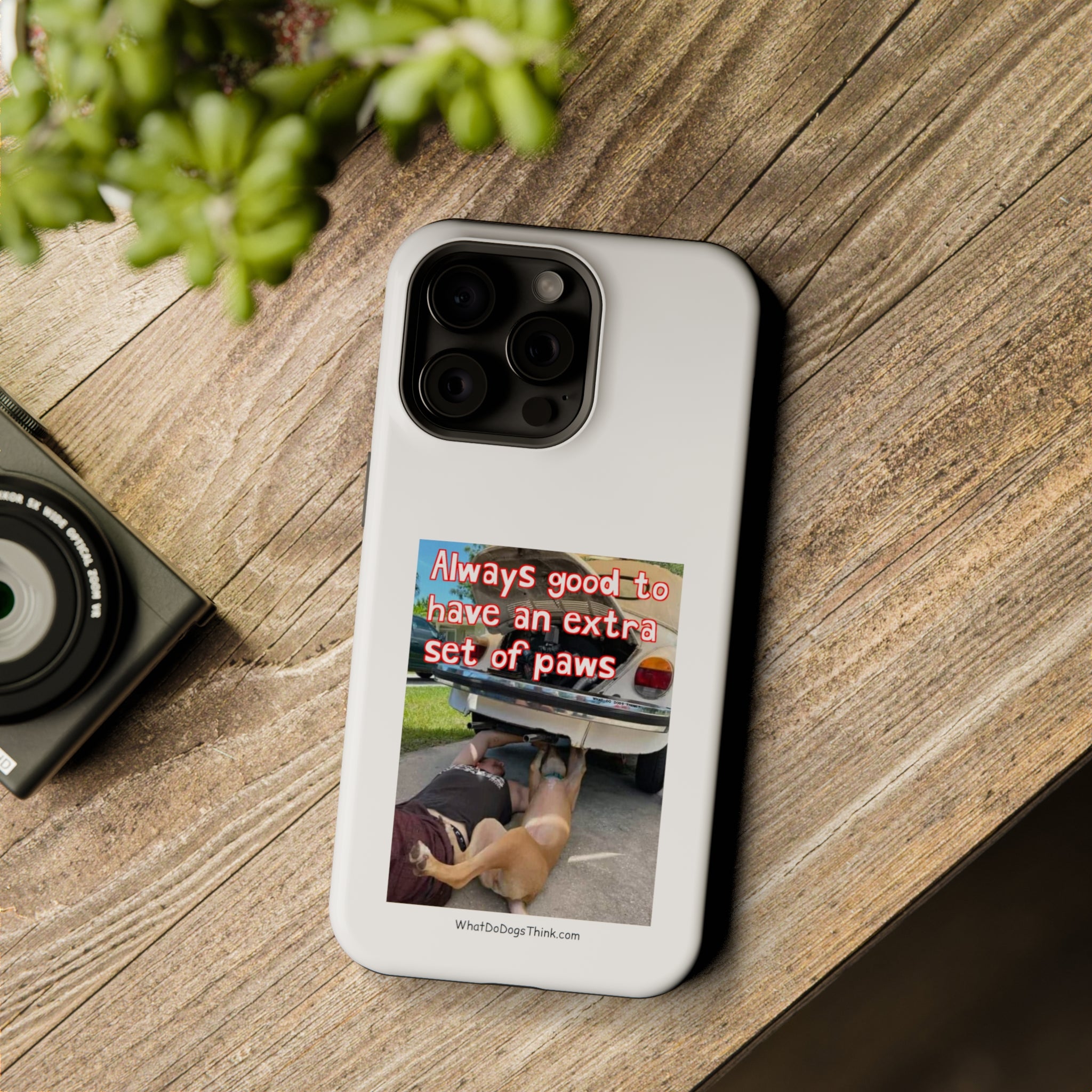 Extra Paw White MagSafe Tough Cases