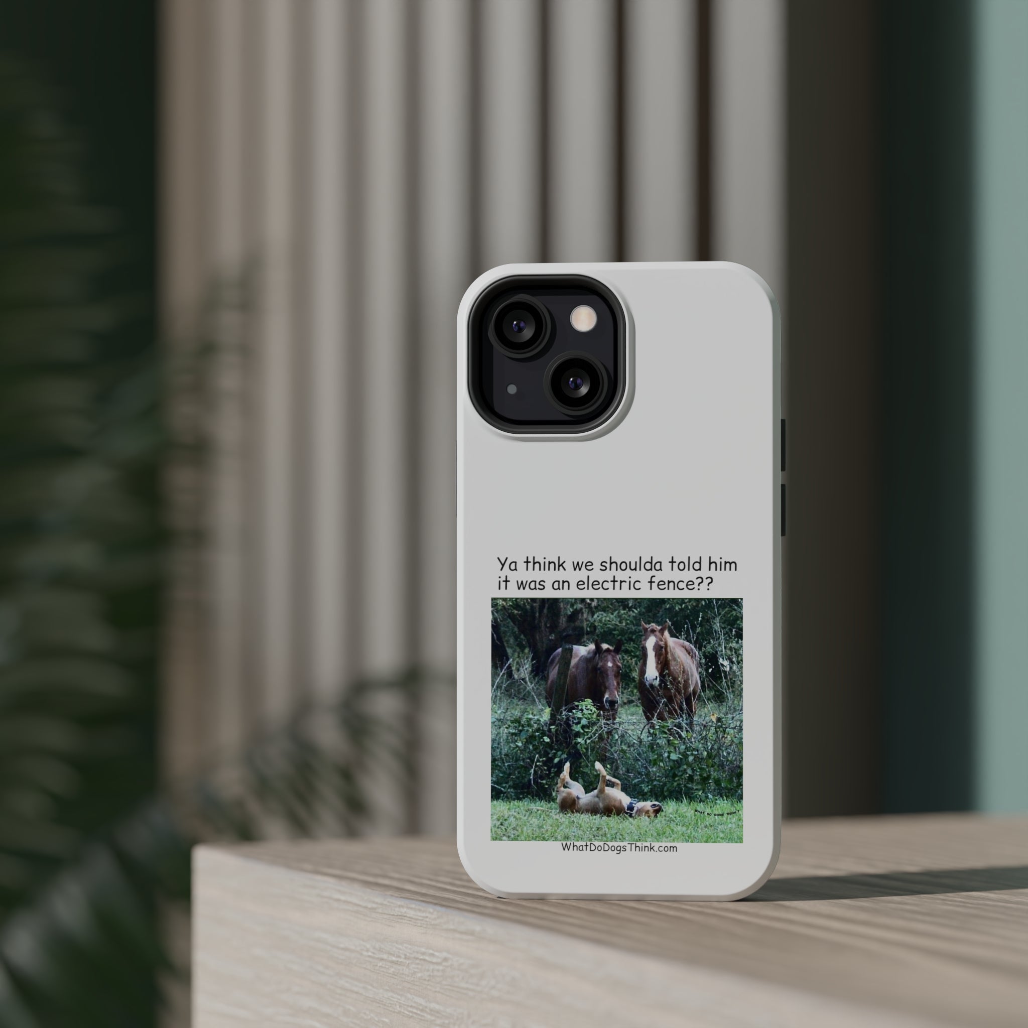 Electric Fence White MagSafe Tough Cases