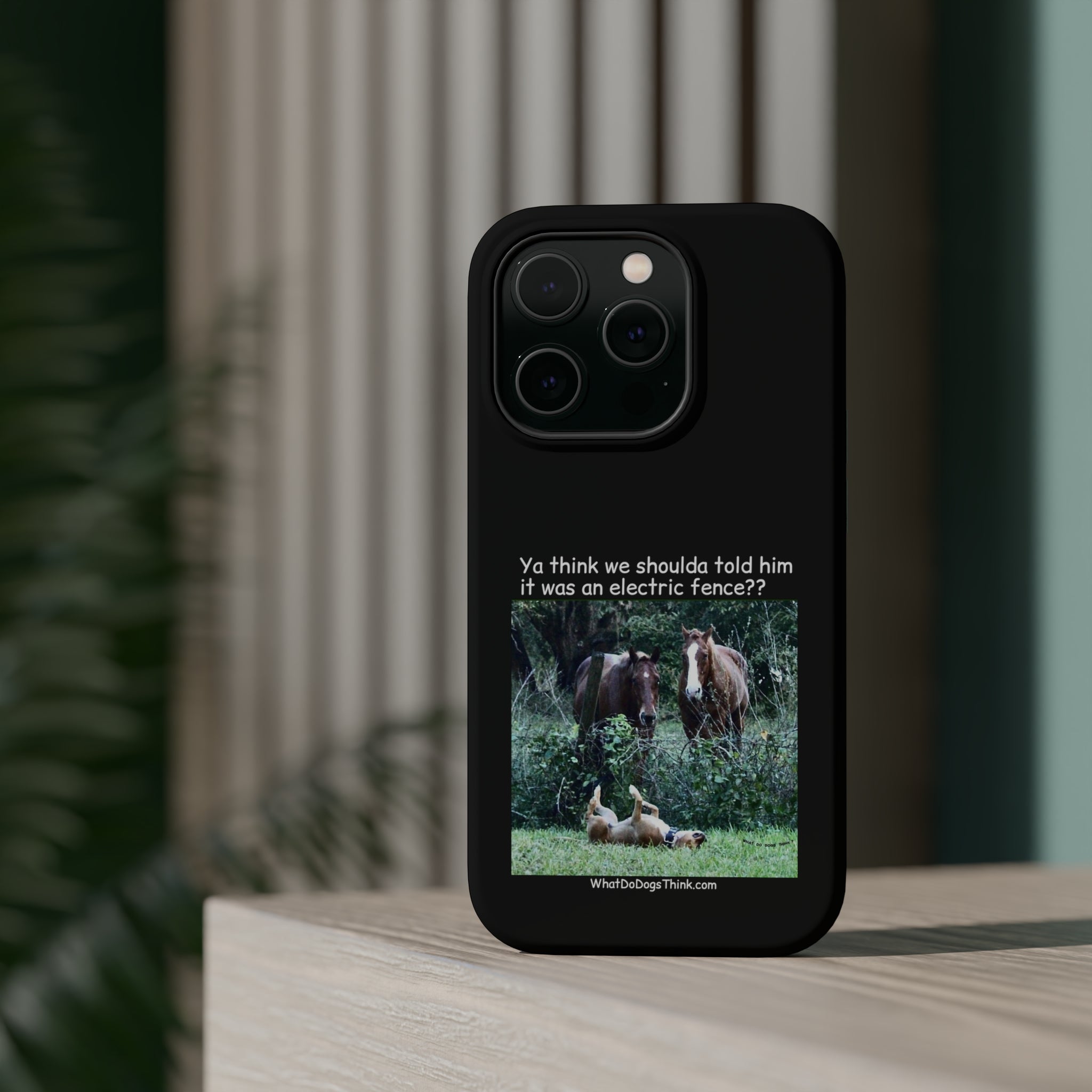 Electric Fence Black MagSafe Tough Cases