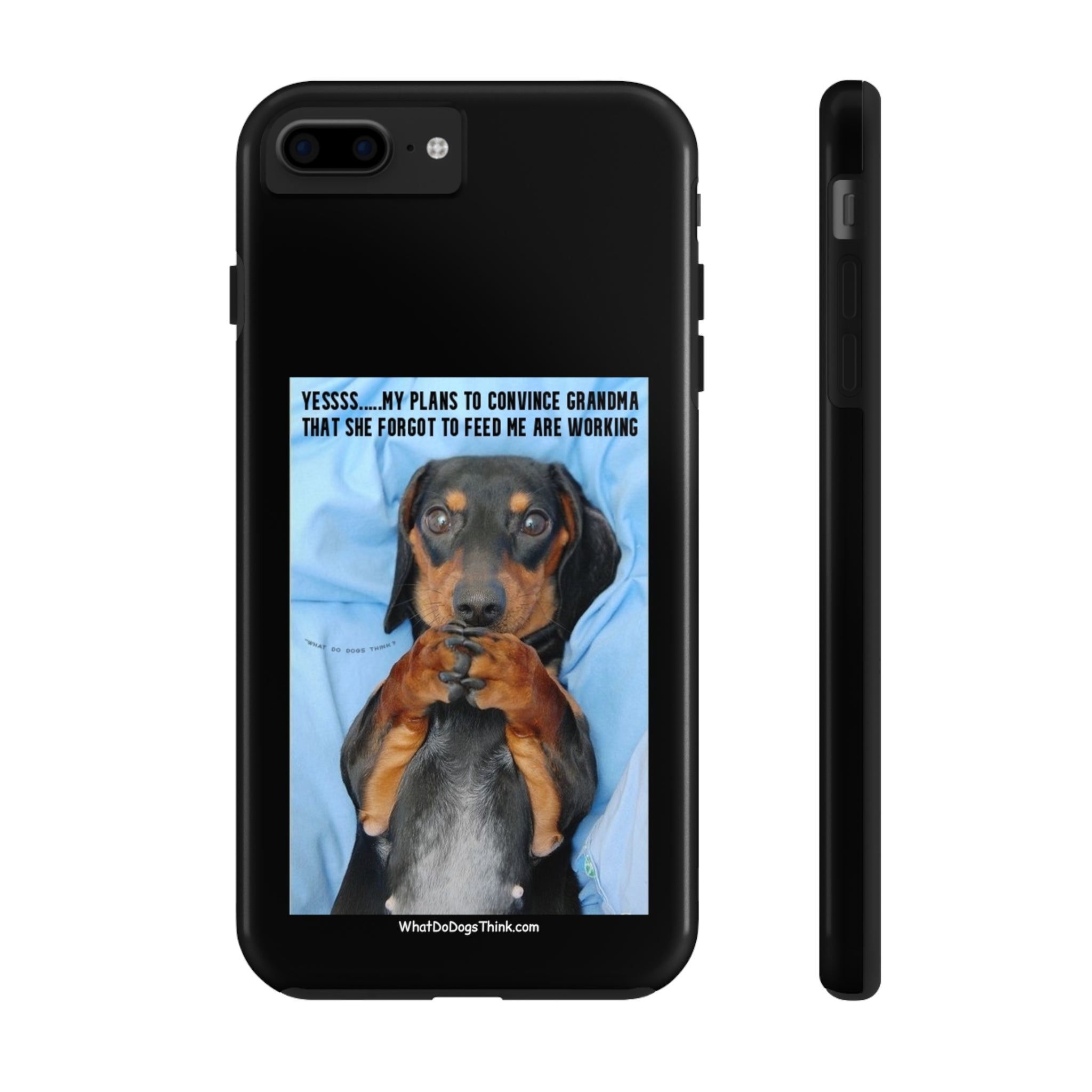 Grandma Black Tough Phone Cases