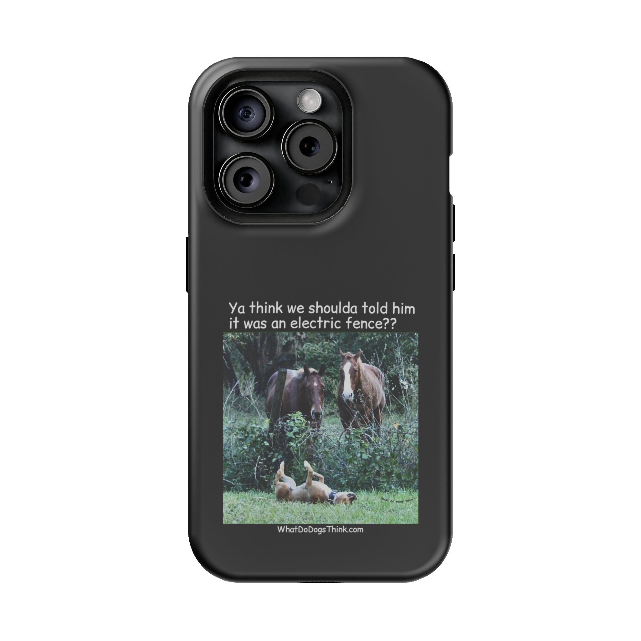 Electric Fence Black MagSafe Tough Cases