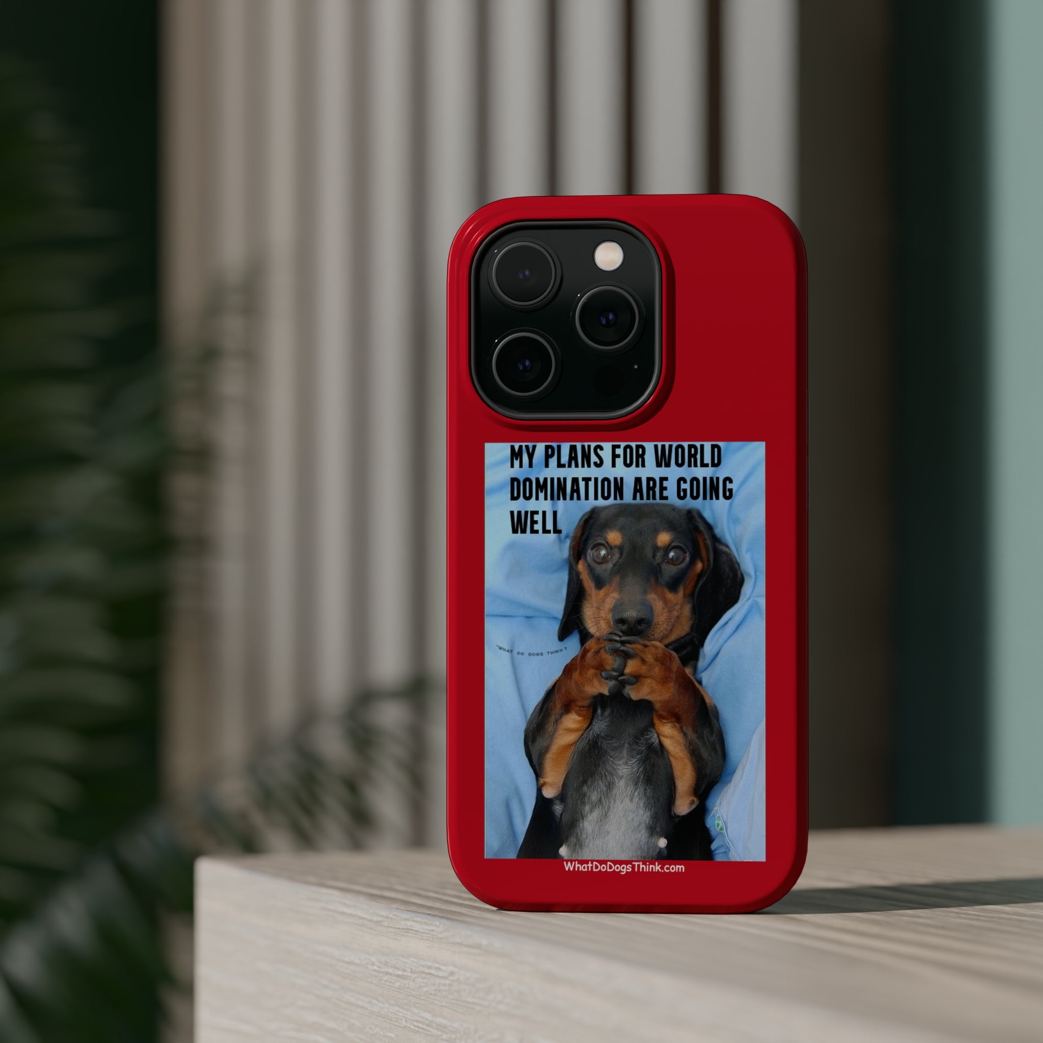 World Domination Red MagSafe Tough Cases