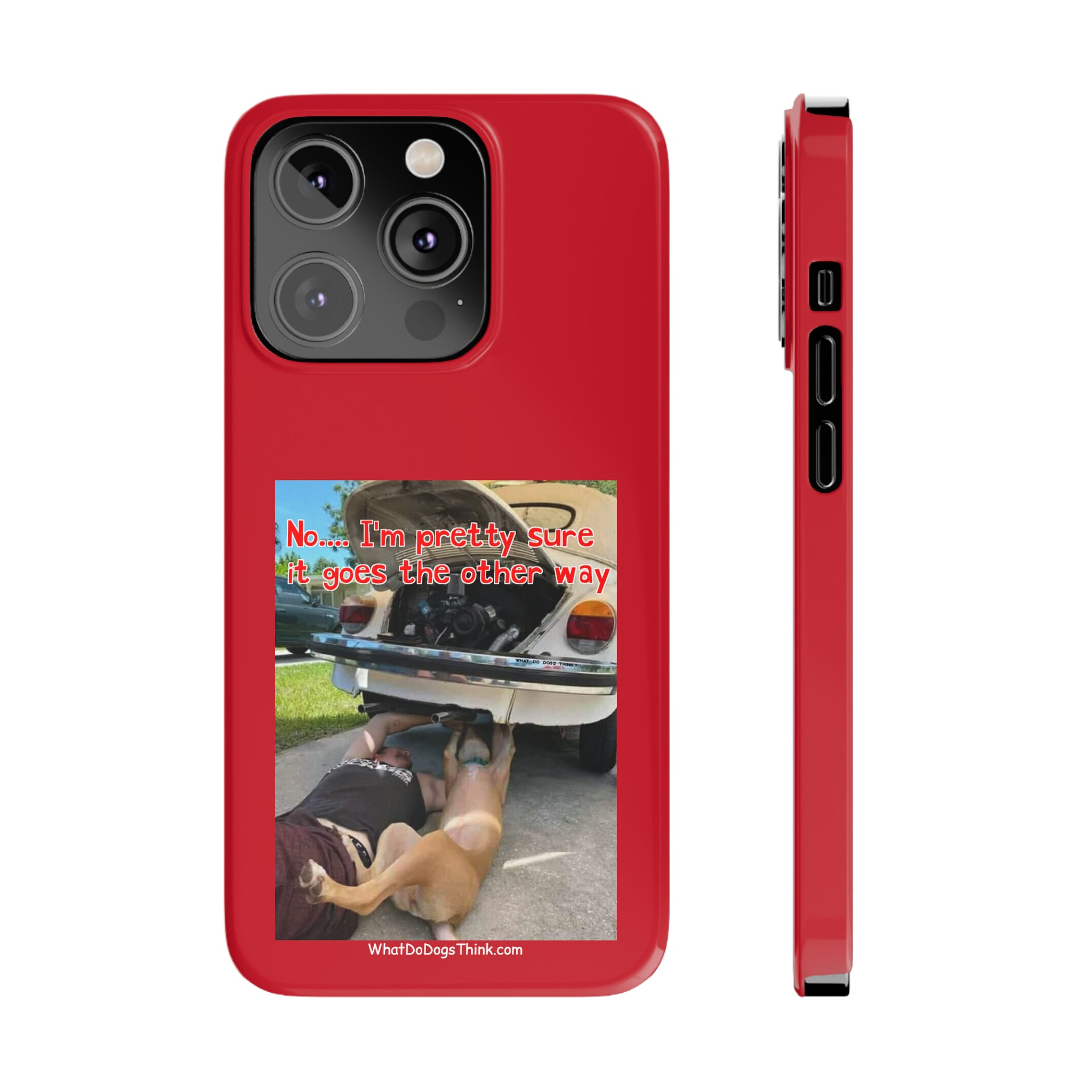 Other Way Red Slim Phone Cases