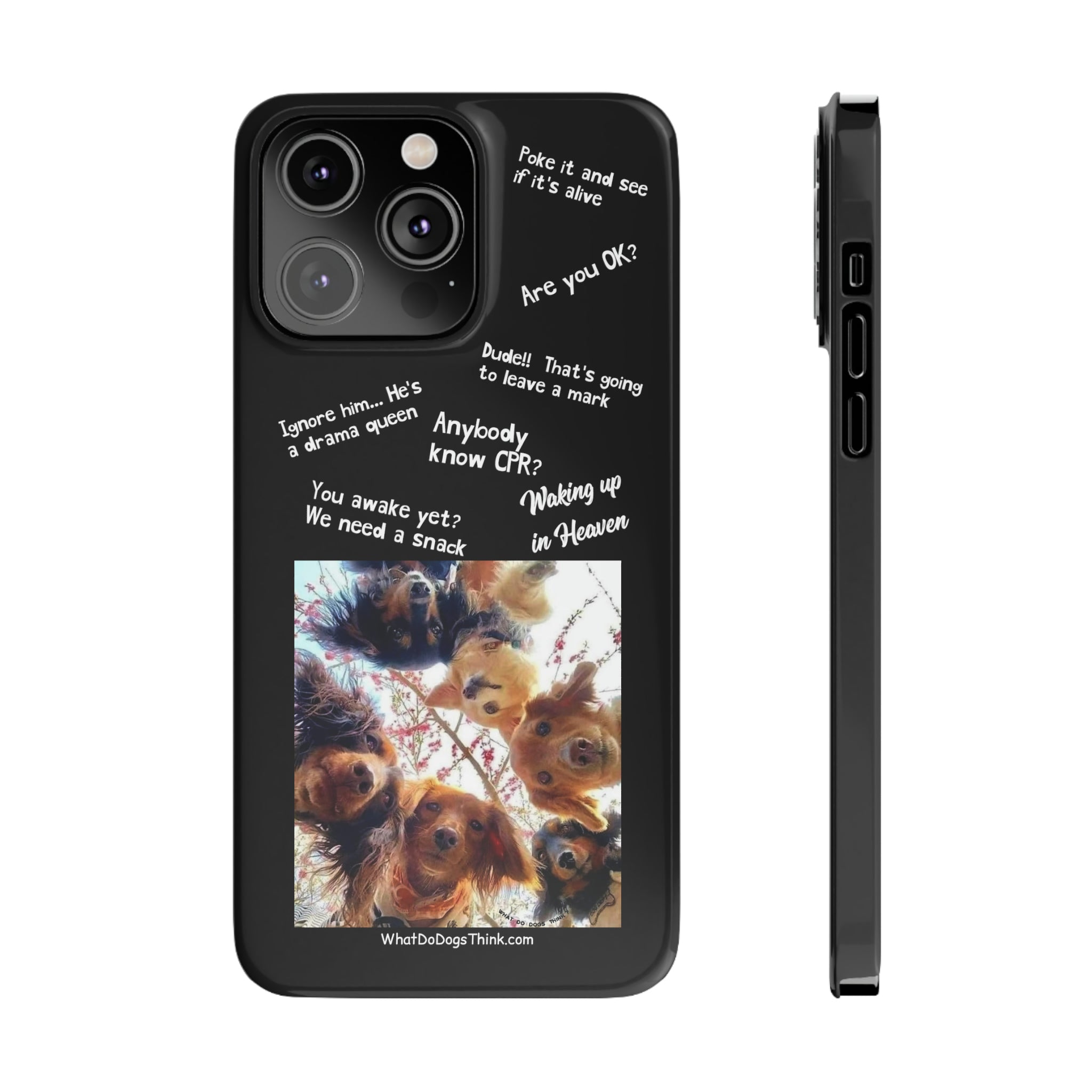 Are You OK? Compilation Black Slim Phone Cases