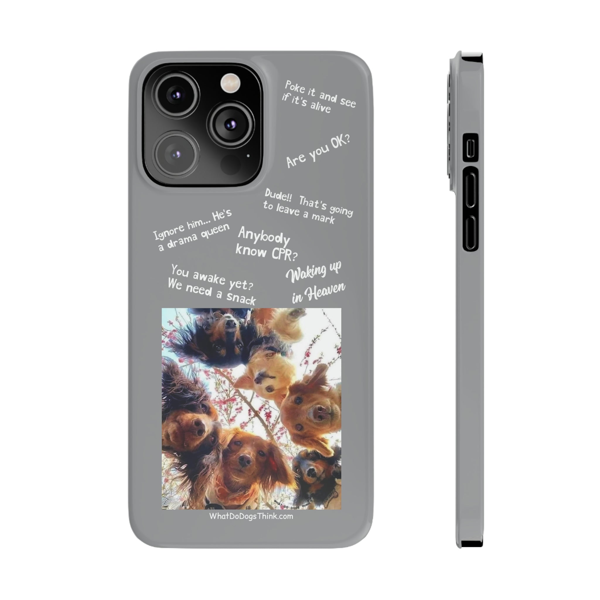 Are You OK? Compilation Grey Slim Phone Cases