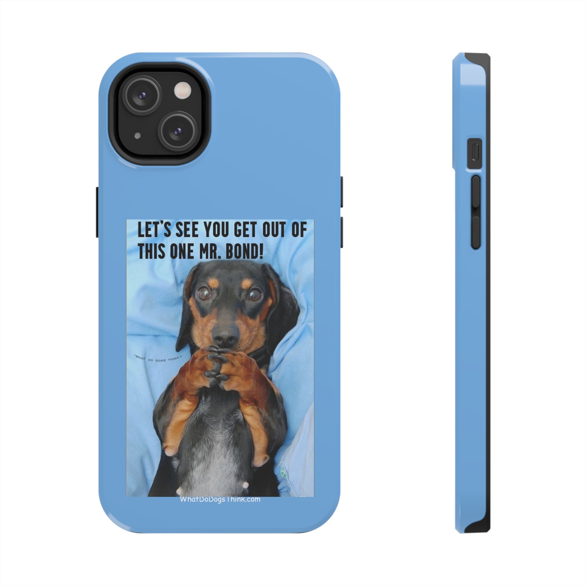 Mr Bond Blue Tough Phone Cases