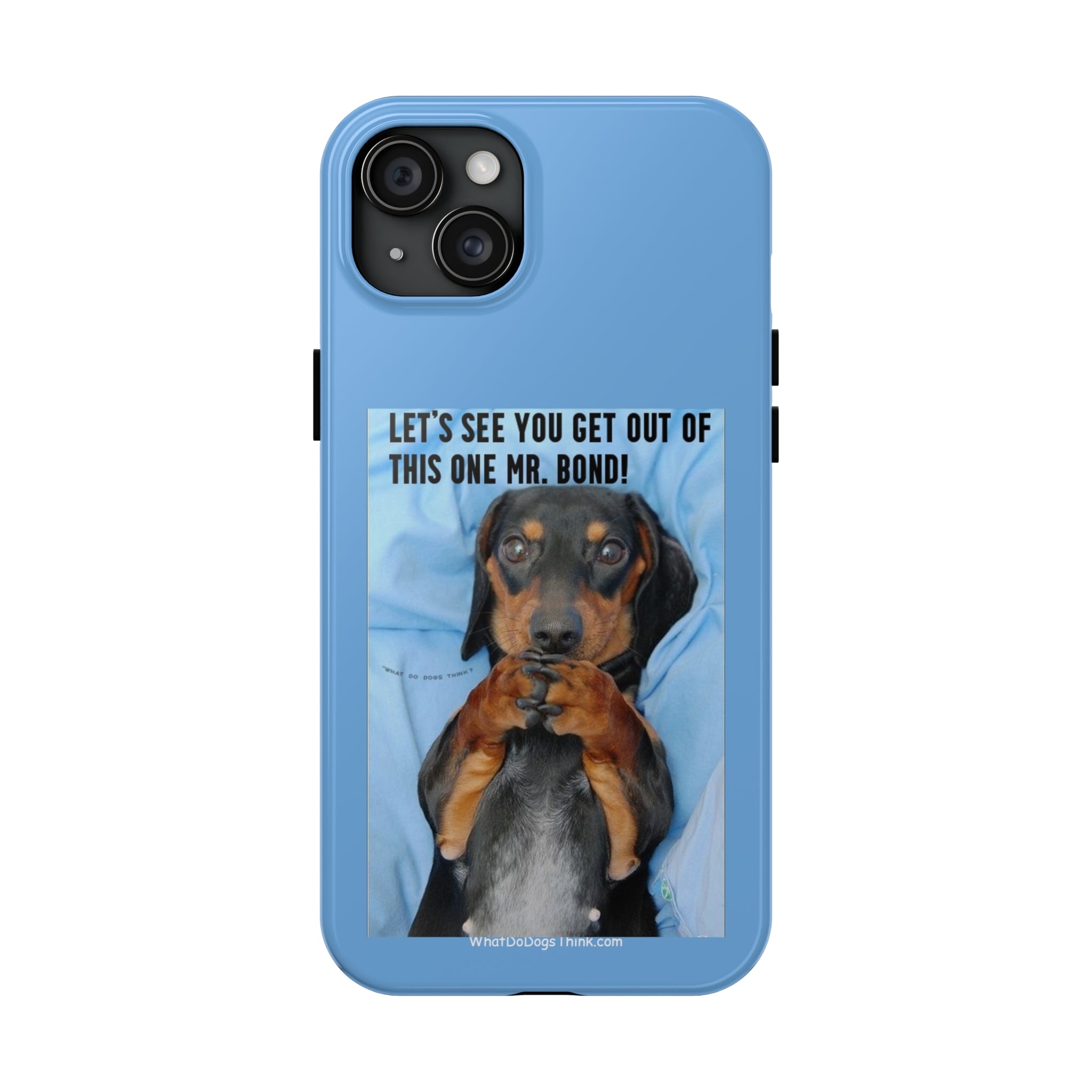 Mr Bond Blue Tough Phone Cases