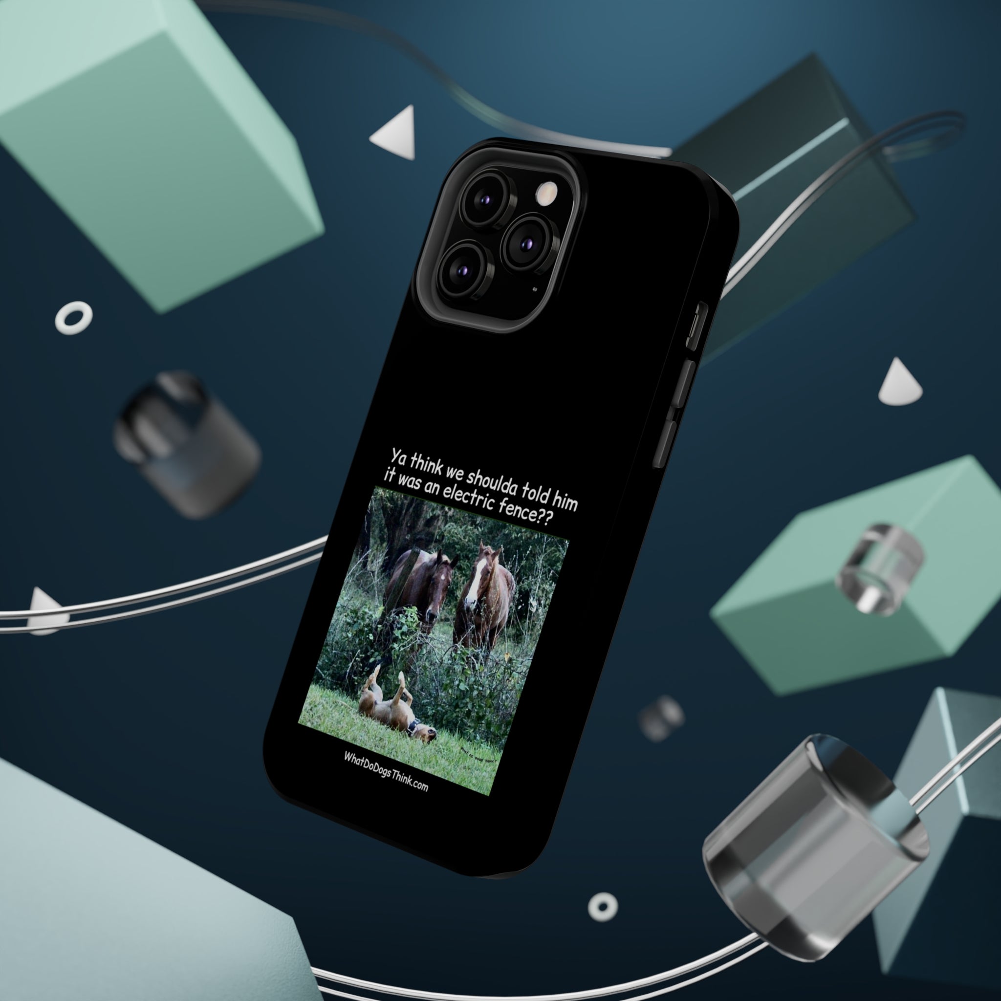 Electric Fence Black MagSafe Tough Cases