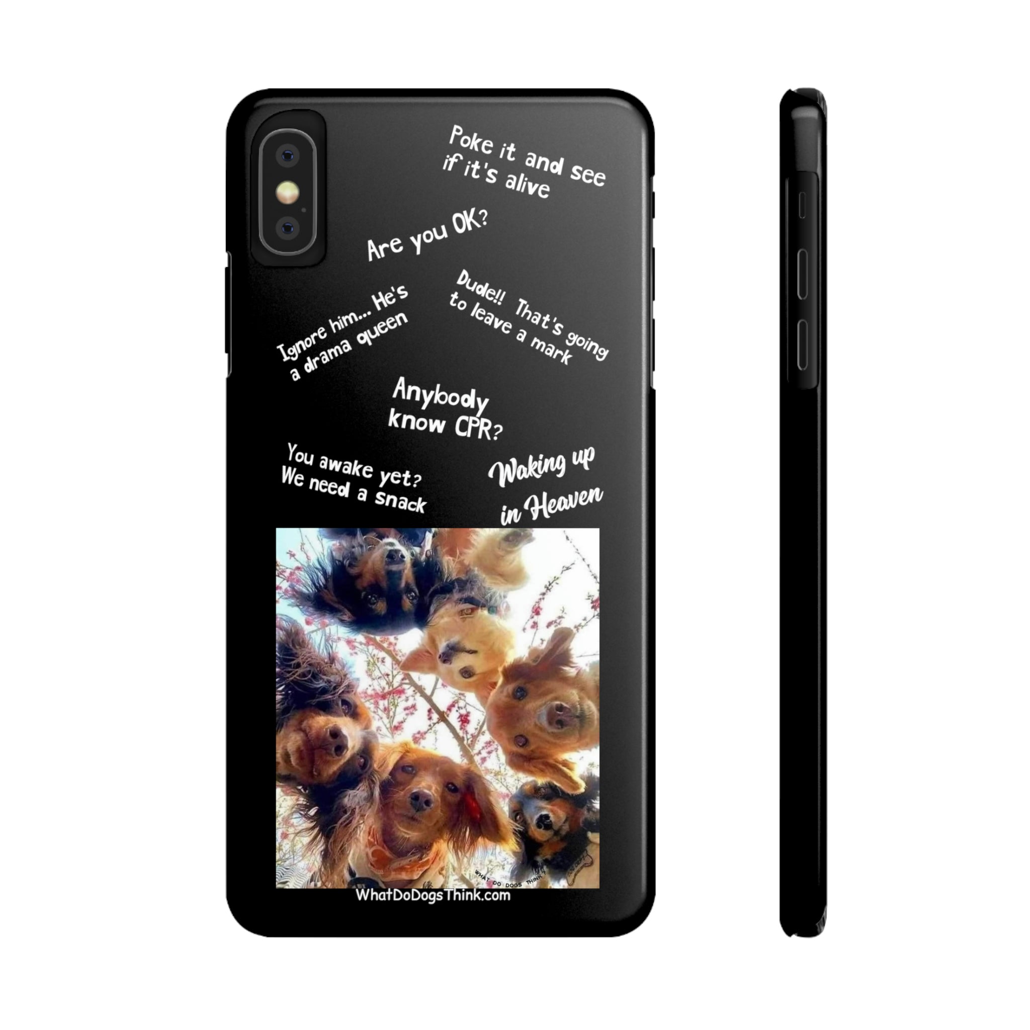 Are You OK? Compilation Black Slim Phone Cases