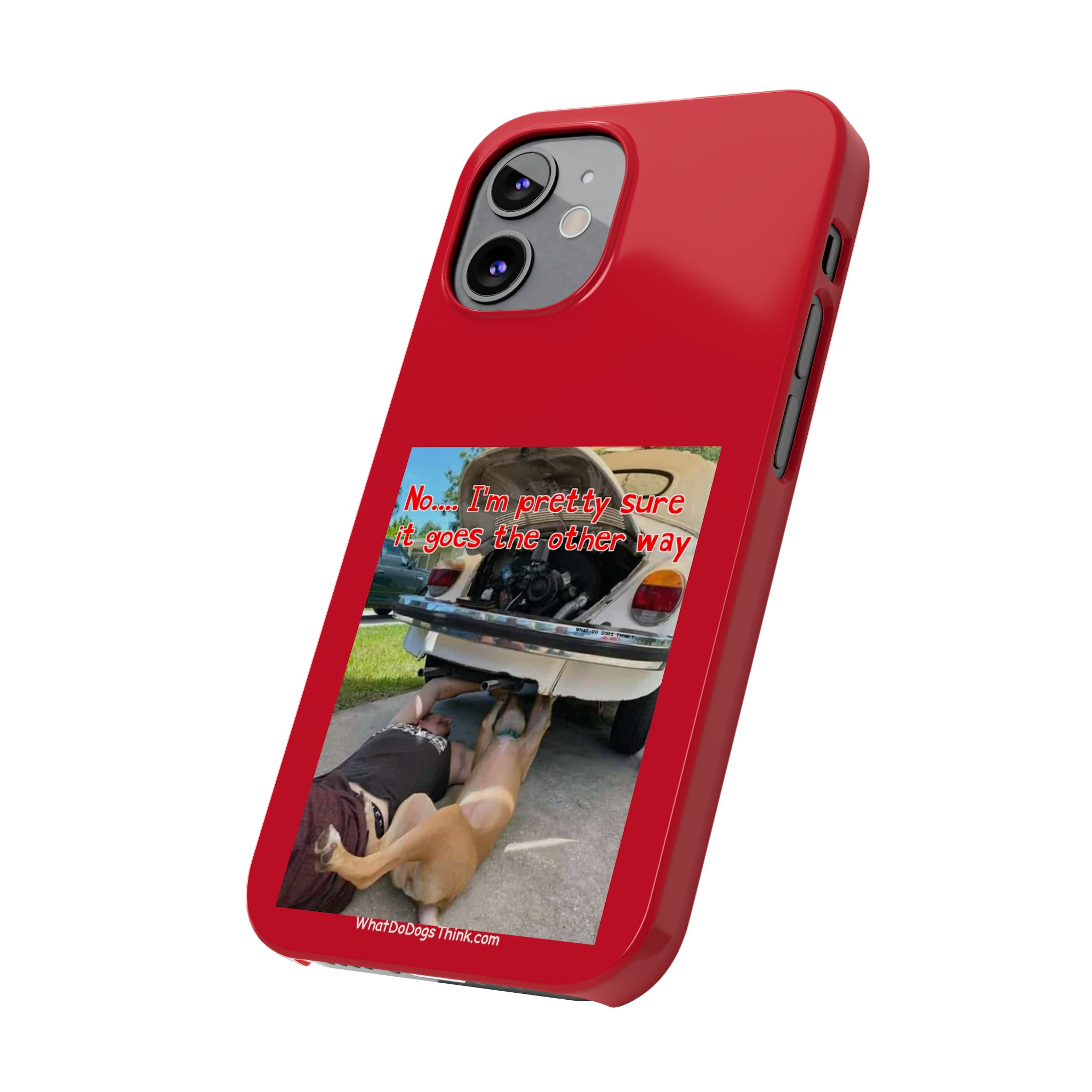 Other Way Red Slim Phone Cases