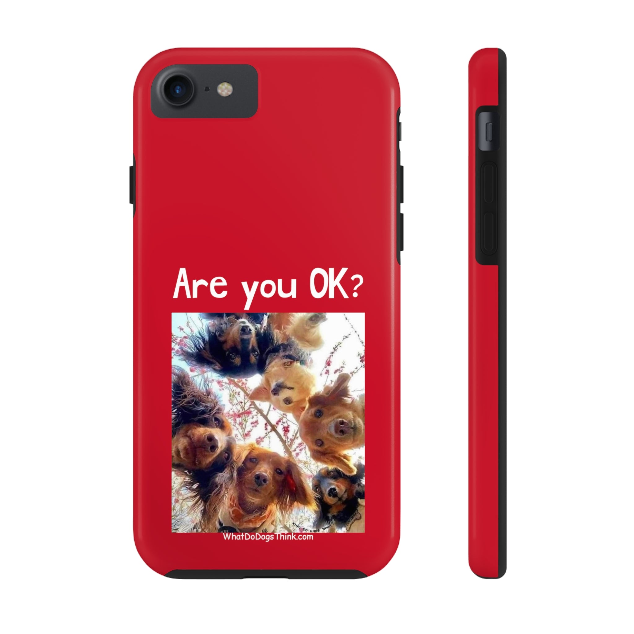 Are you OK? Red Tough Phone Cases