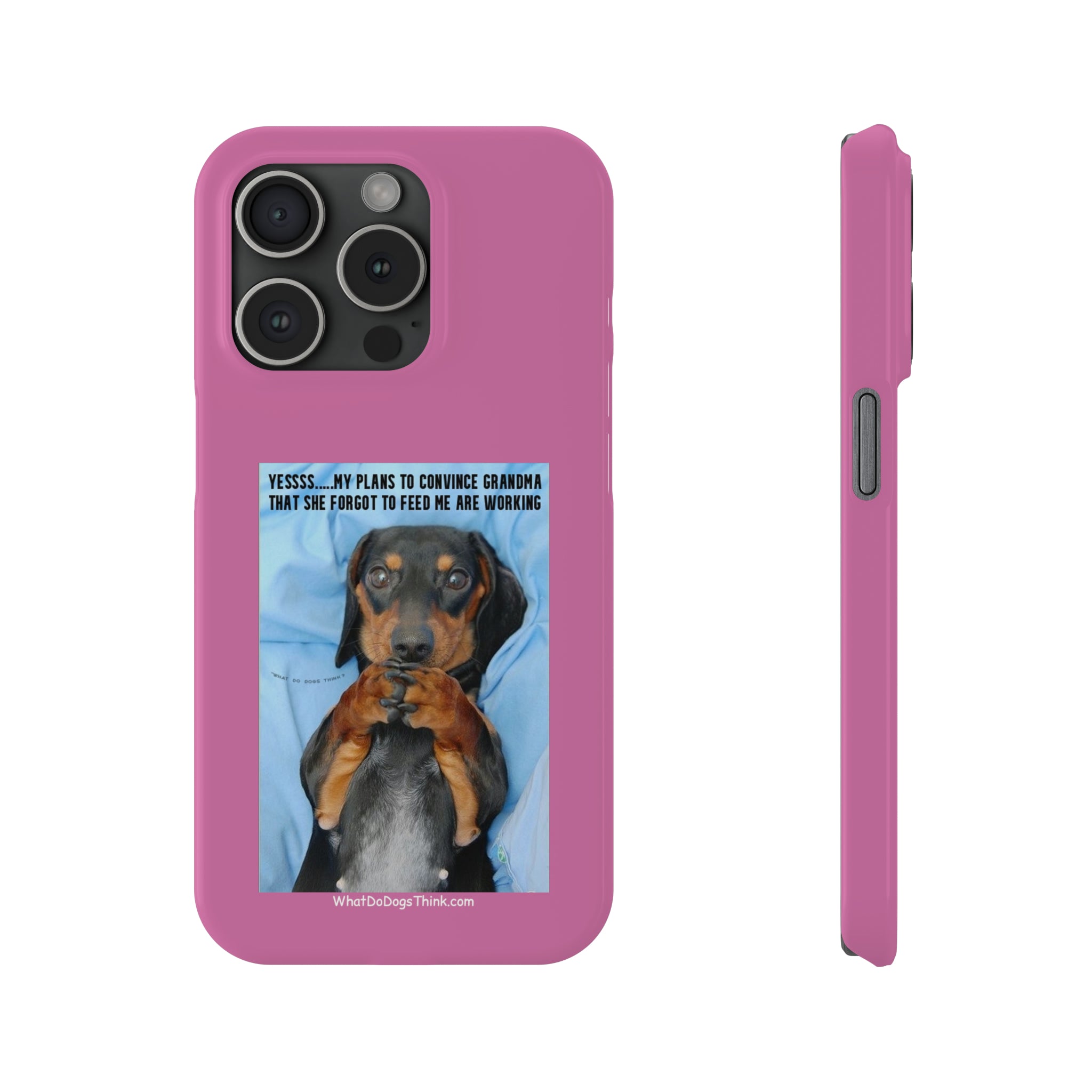 Grandma Pink Slim Phone Cases