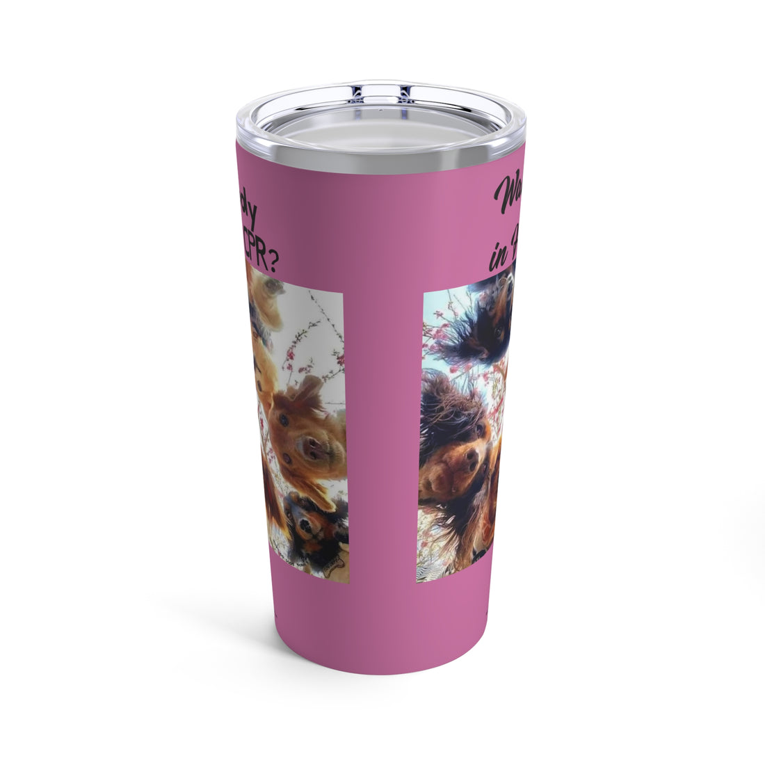 Are you OK Pink Tumbler 20oz
