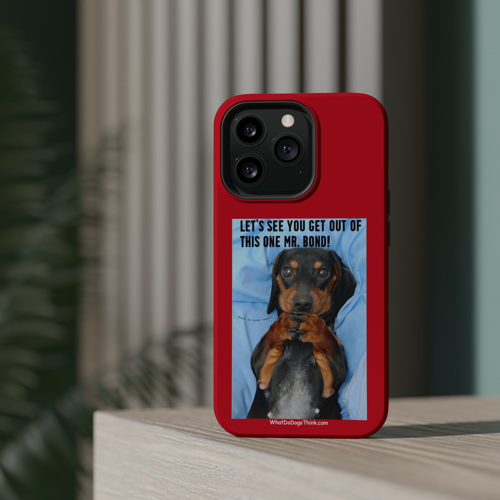 Mr. Bond Red MagSafe Tough Cases