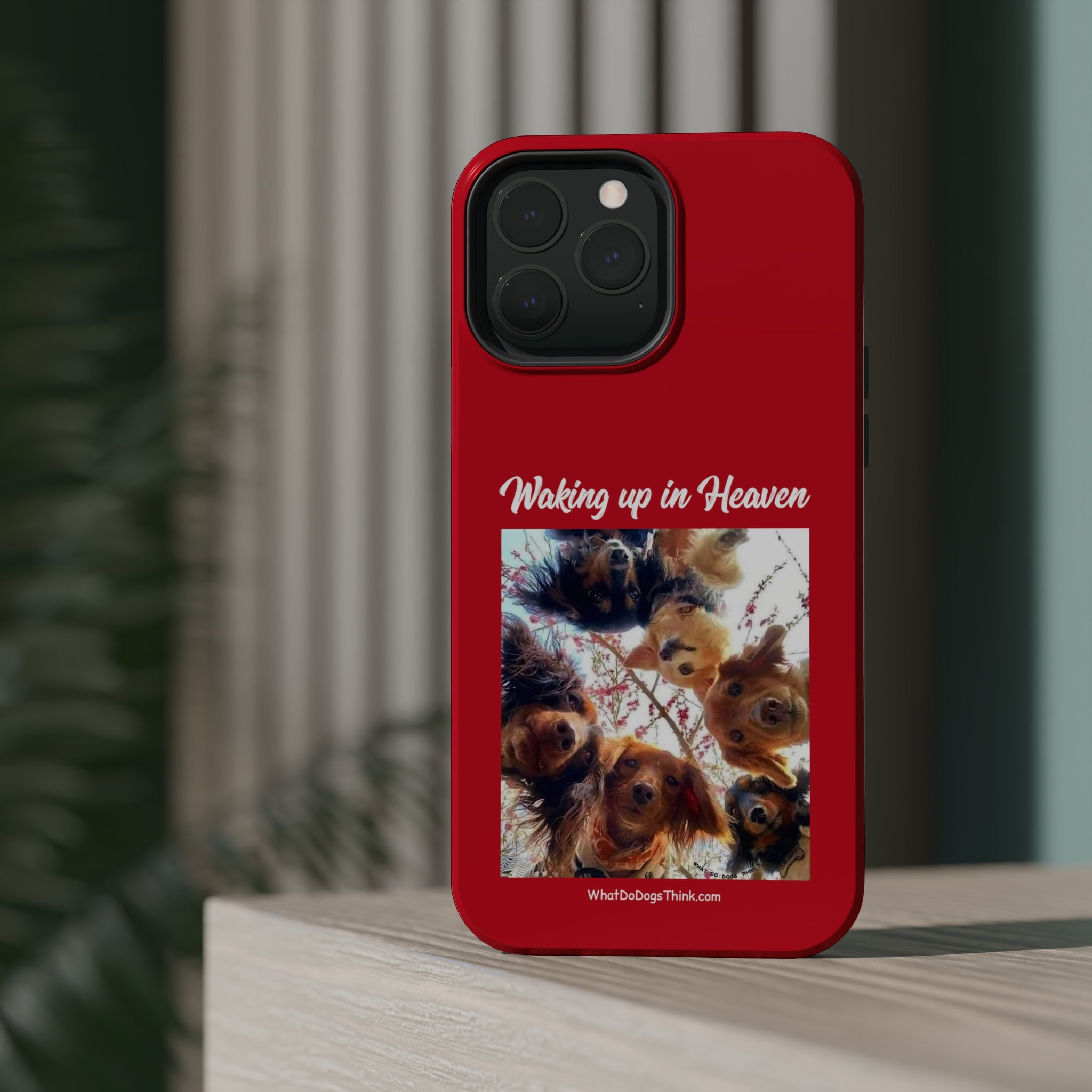 Waking Up In Heaven Red MagSafe Tough Cases