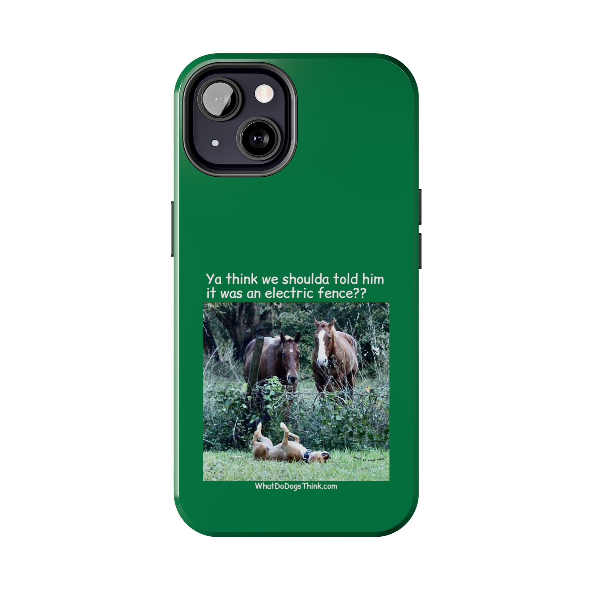 Electric Fence Green Tough Phone Cases