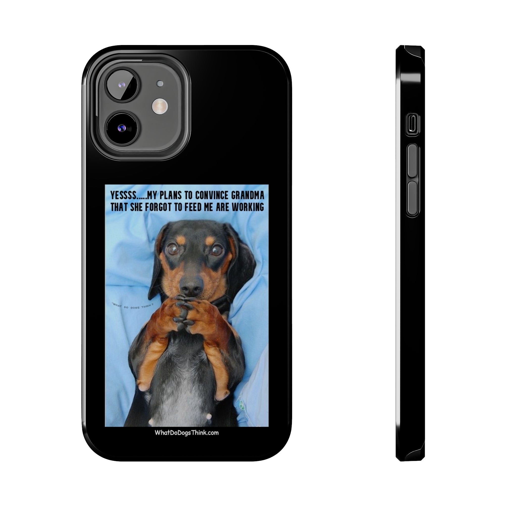 Grandma Black Tough Phone Cases
