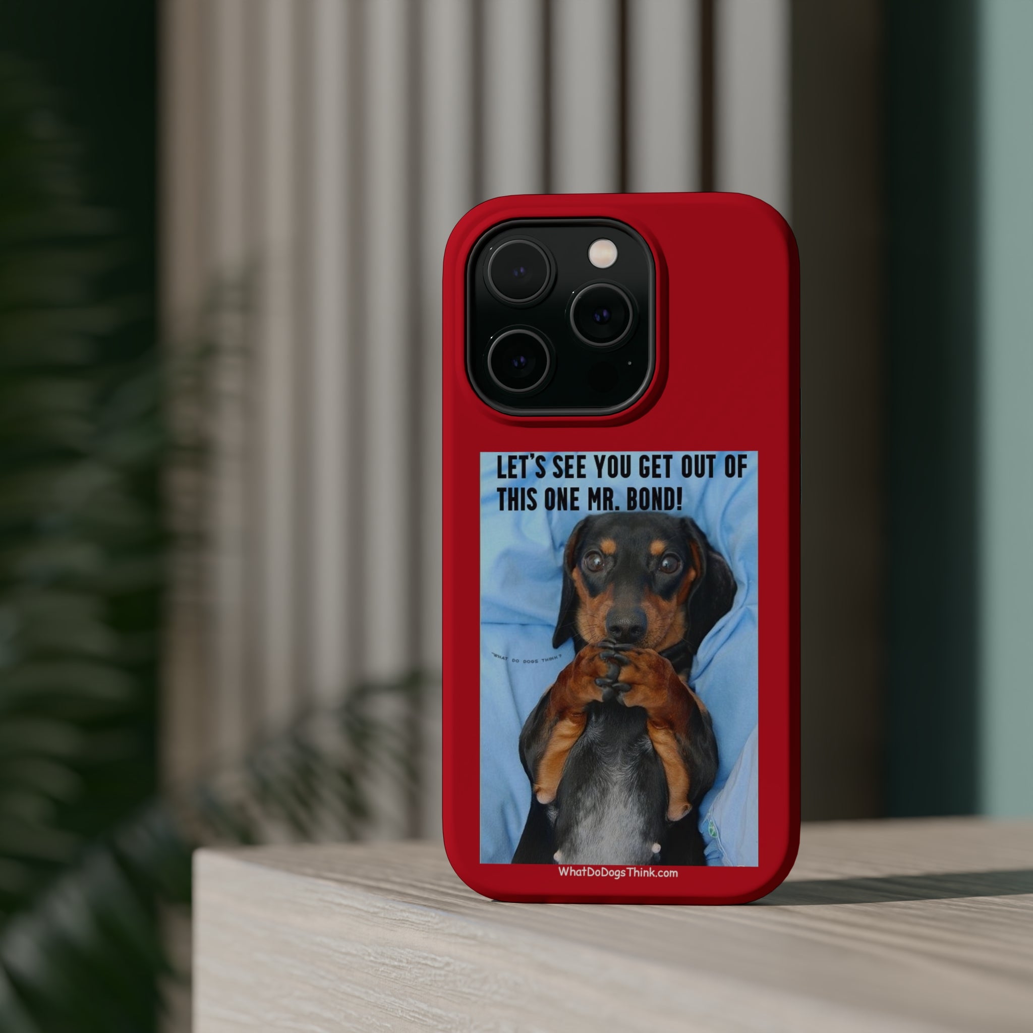 Mr. Bond Red MagSafe Tough Cases