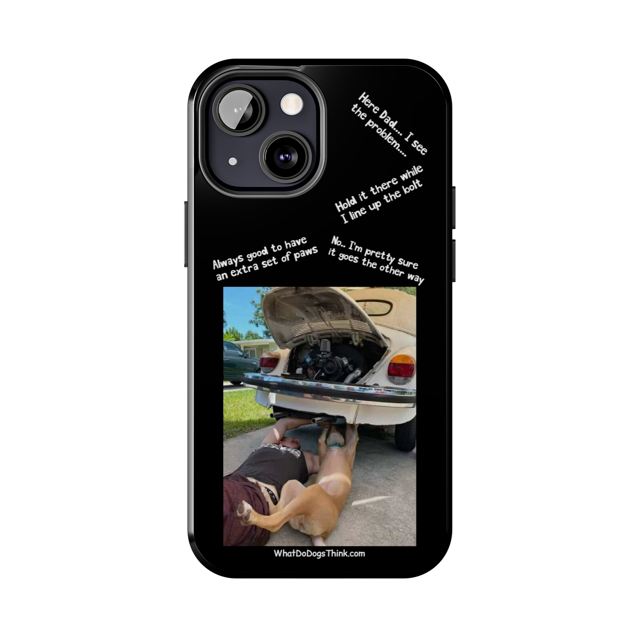 Bug Helper Compilation Black Tough Phone Cases