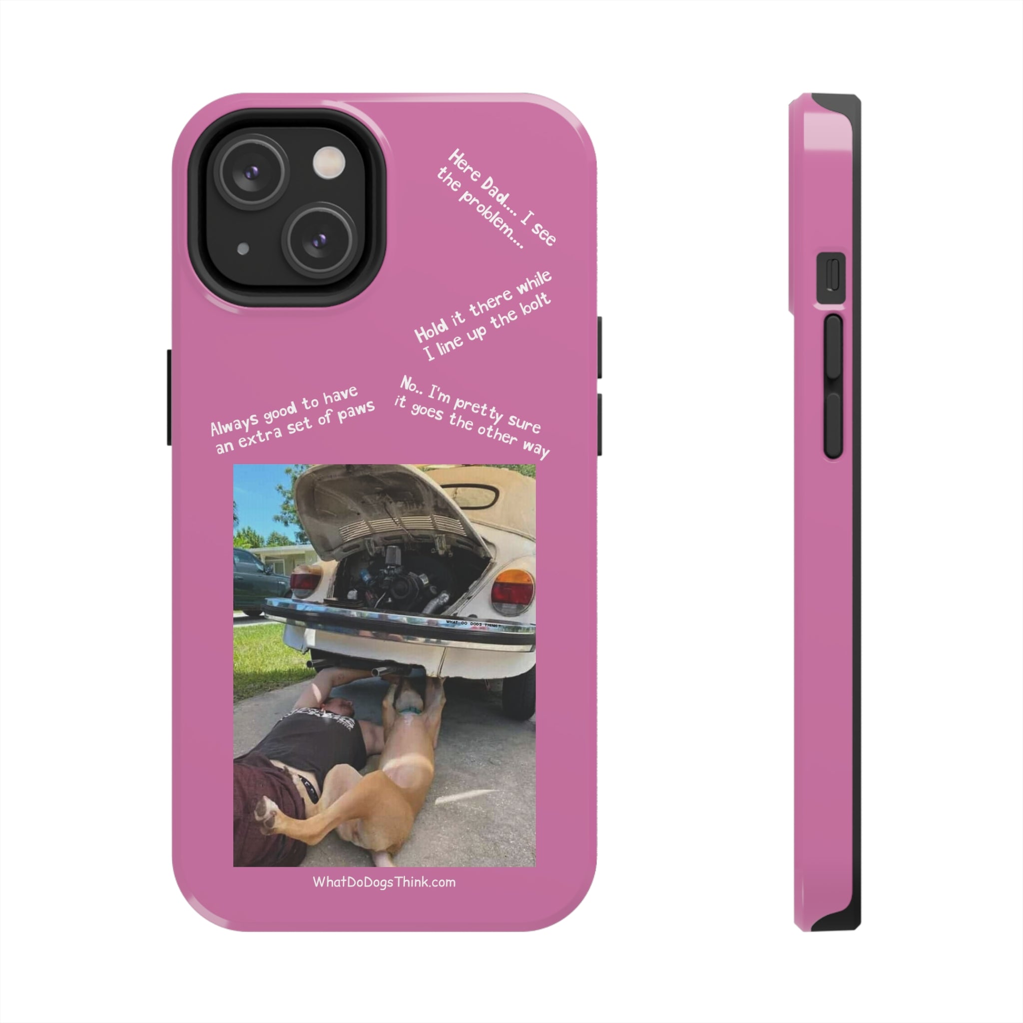 Bug Helper Compilation Pink Tough Phone Cases
