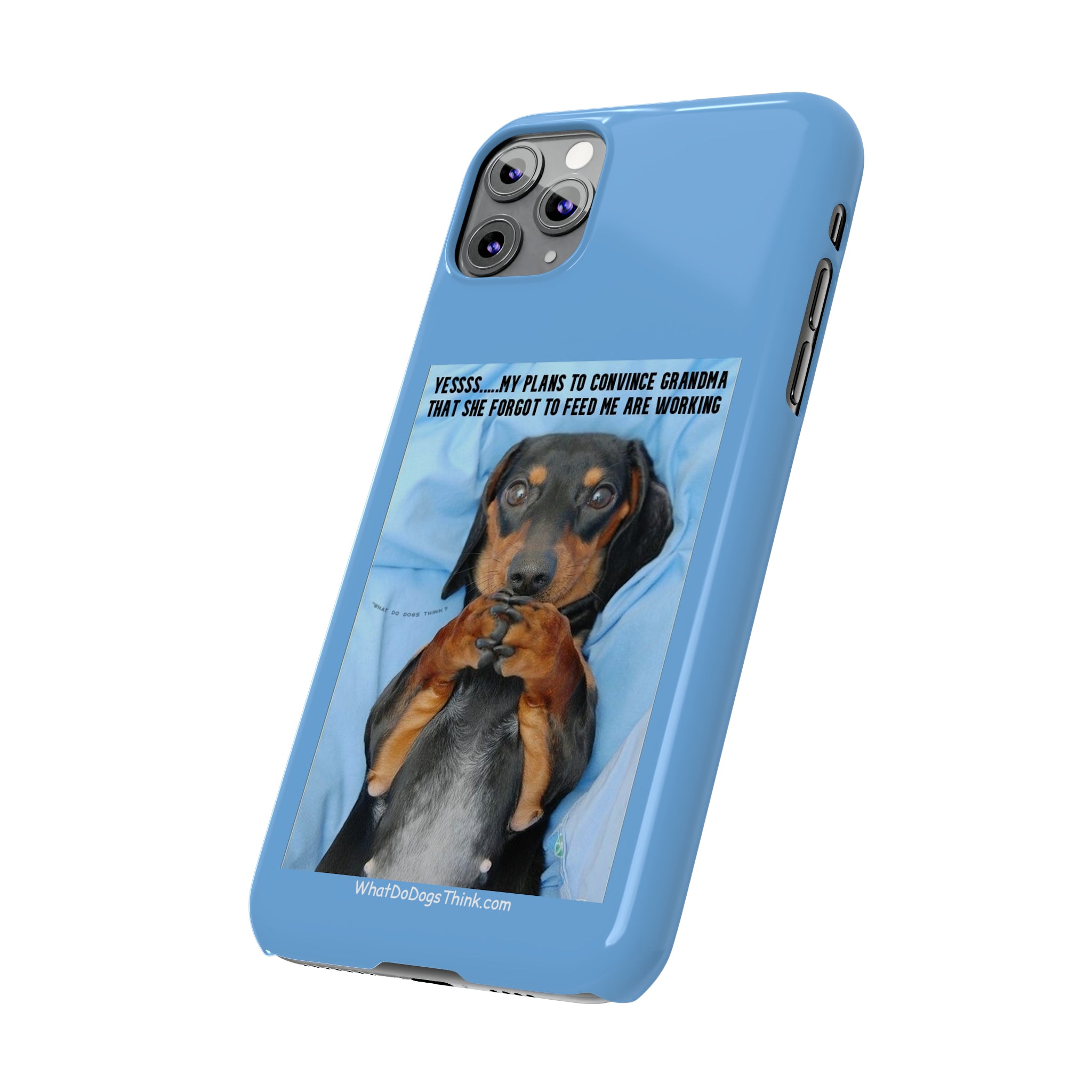 Grandma Blue Slim Phone Cases