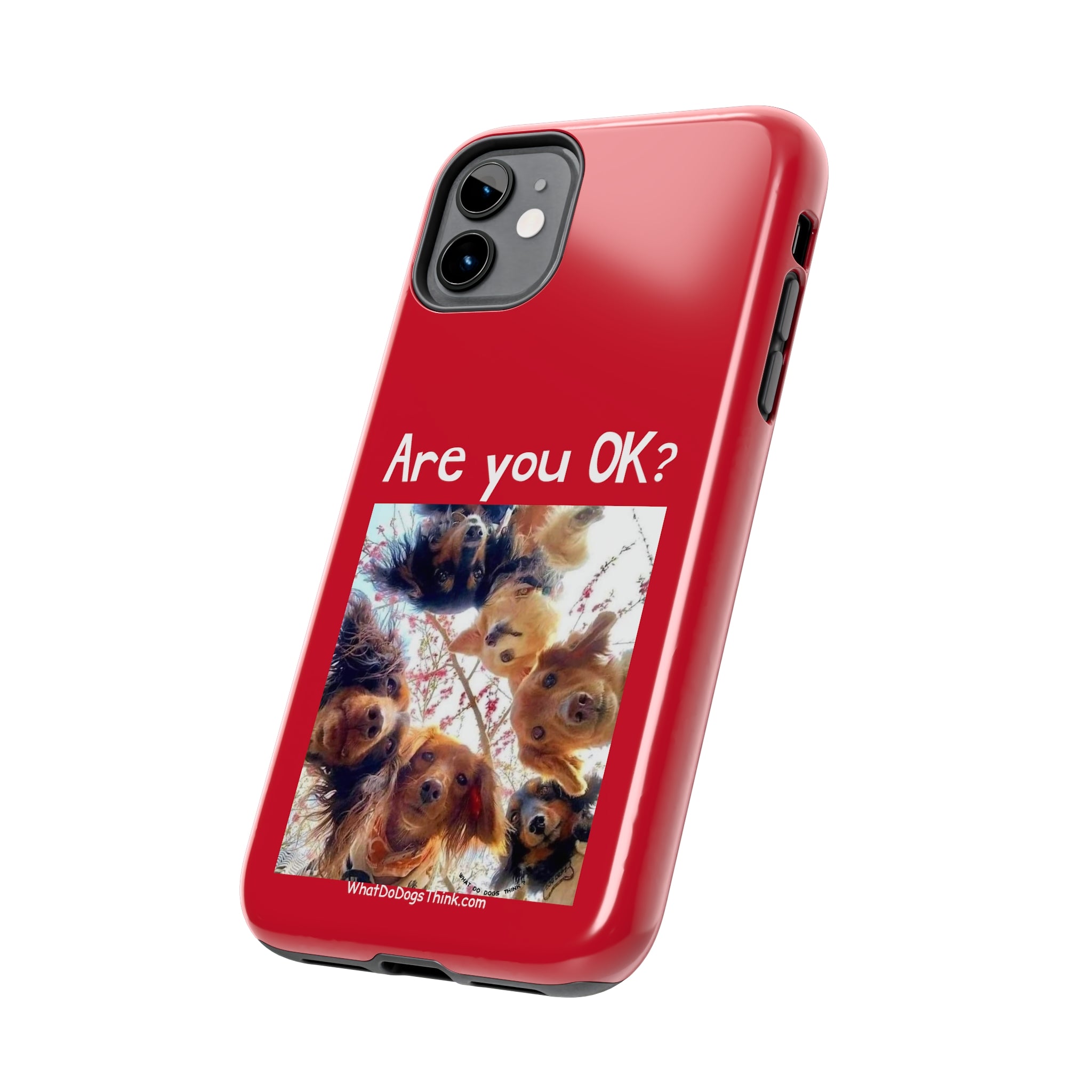 Are you OK? Red Tough Phone Cases