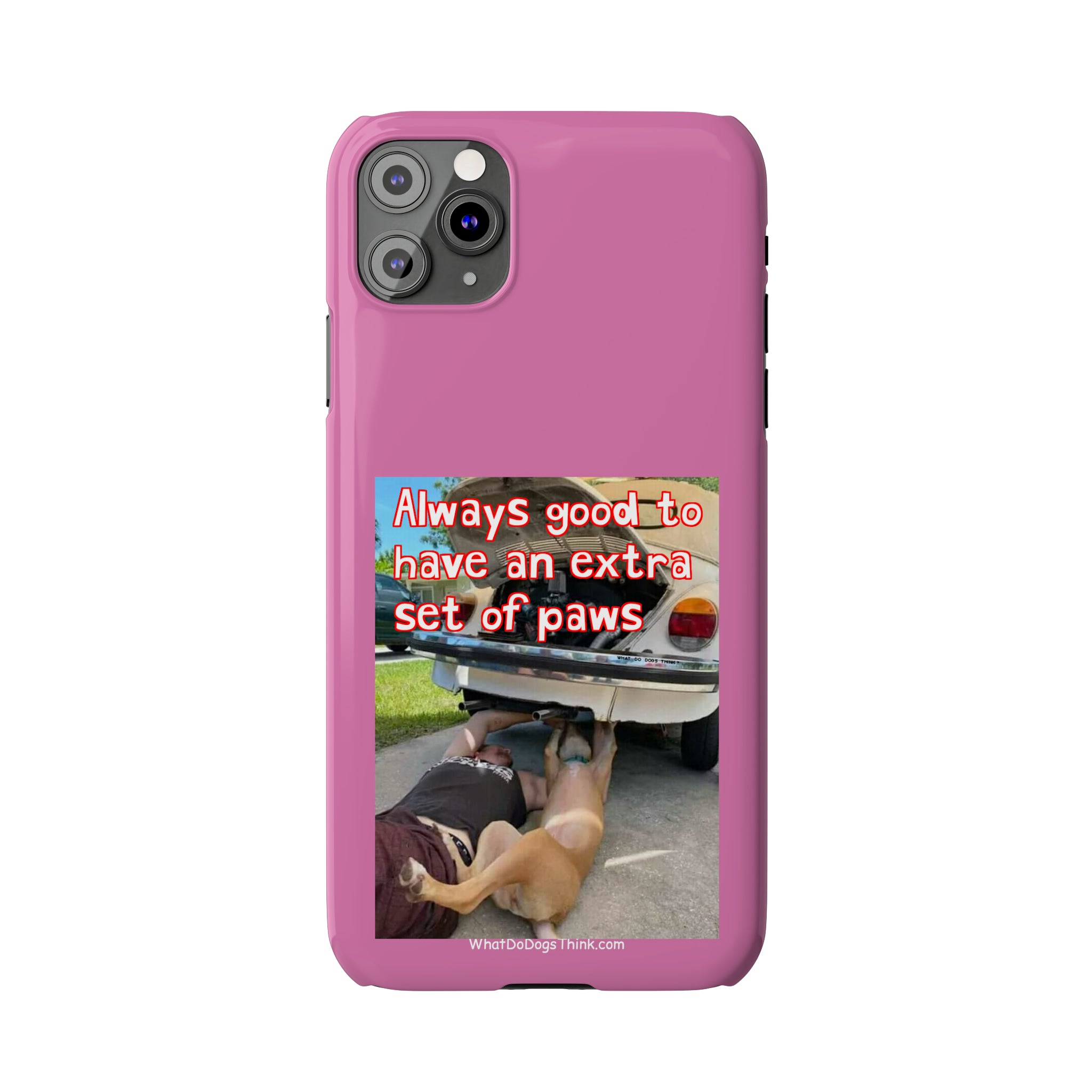Extra Paws Pink Slim Phone Case