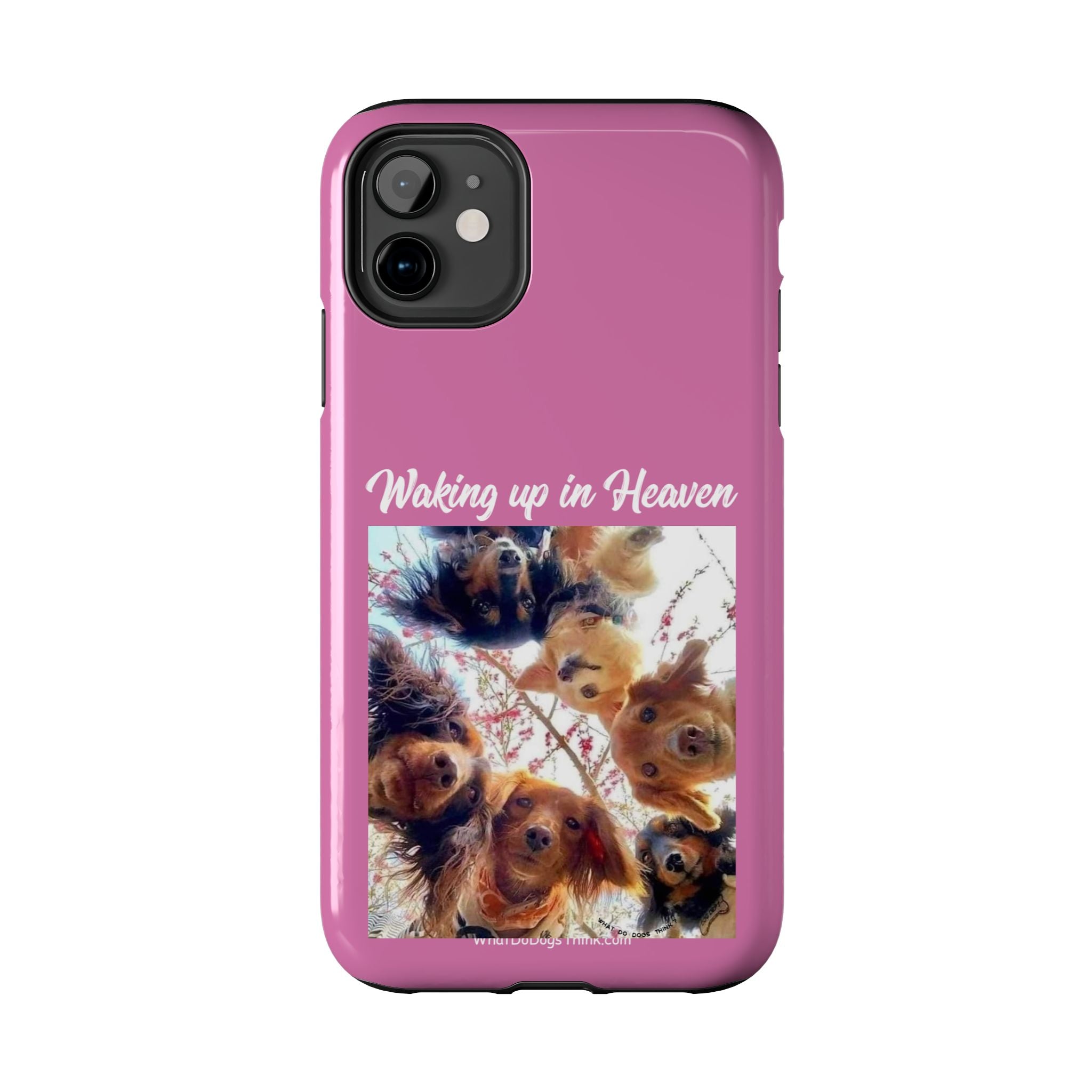 Waking Up in Heaven Pink Tough Phone Cases
