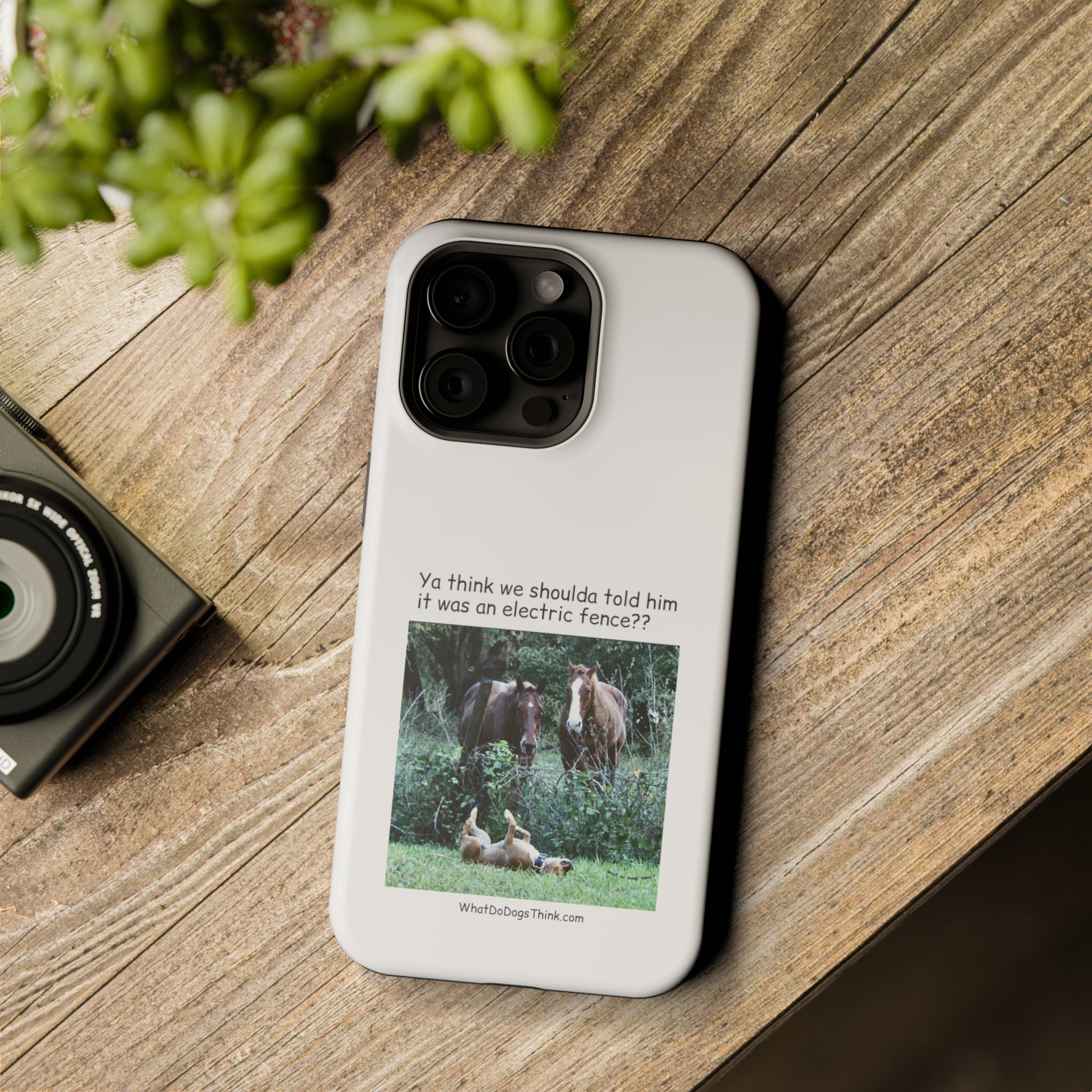 Electric Fence White MagSafe Tough Cases