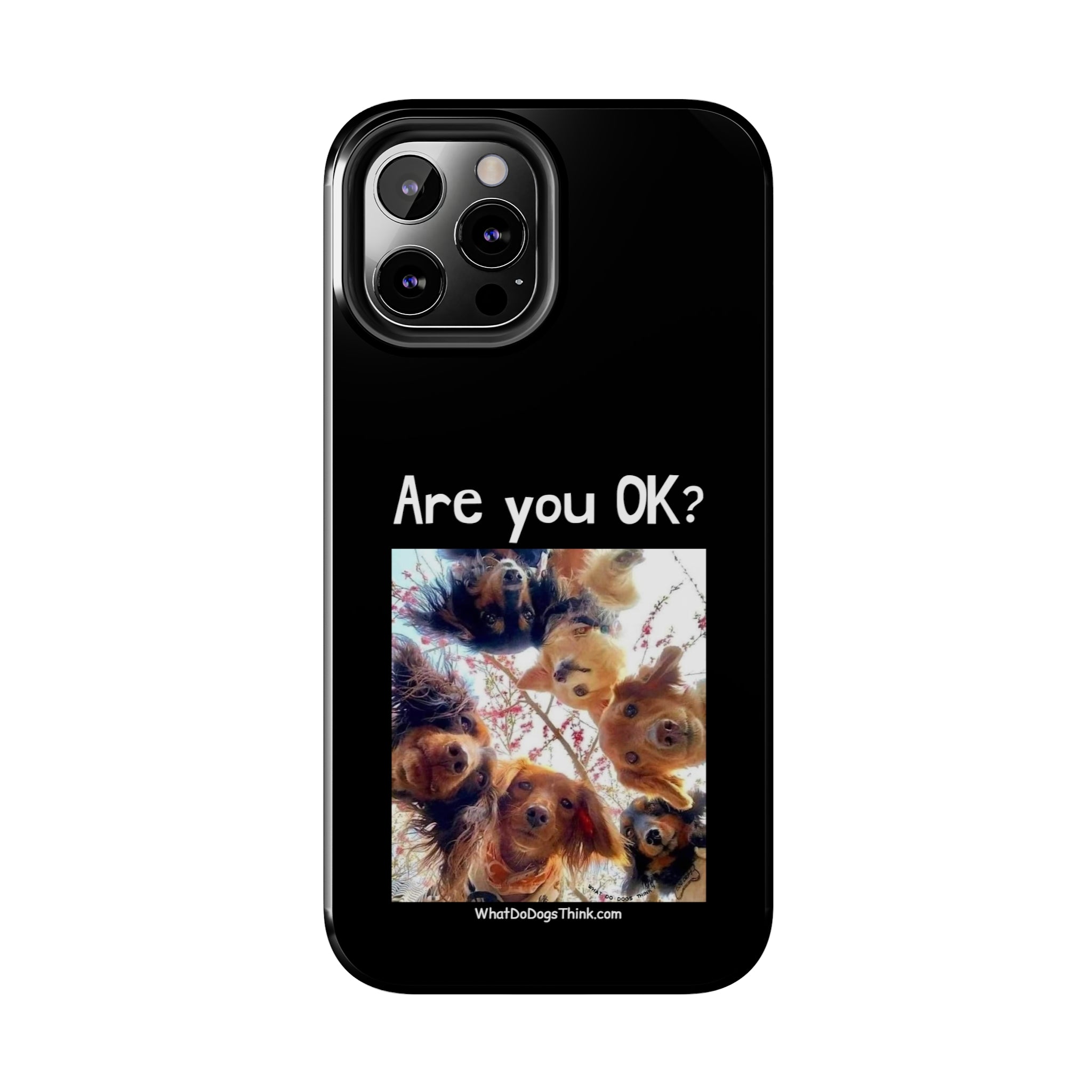 Are you OK? Black Tough Phone Cases
