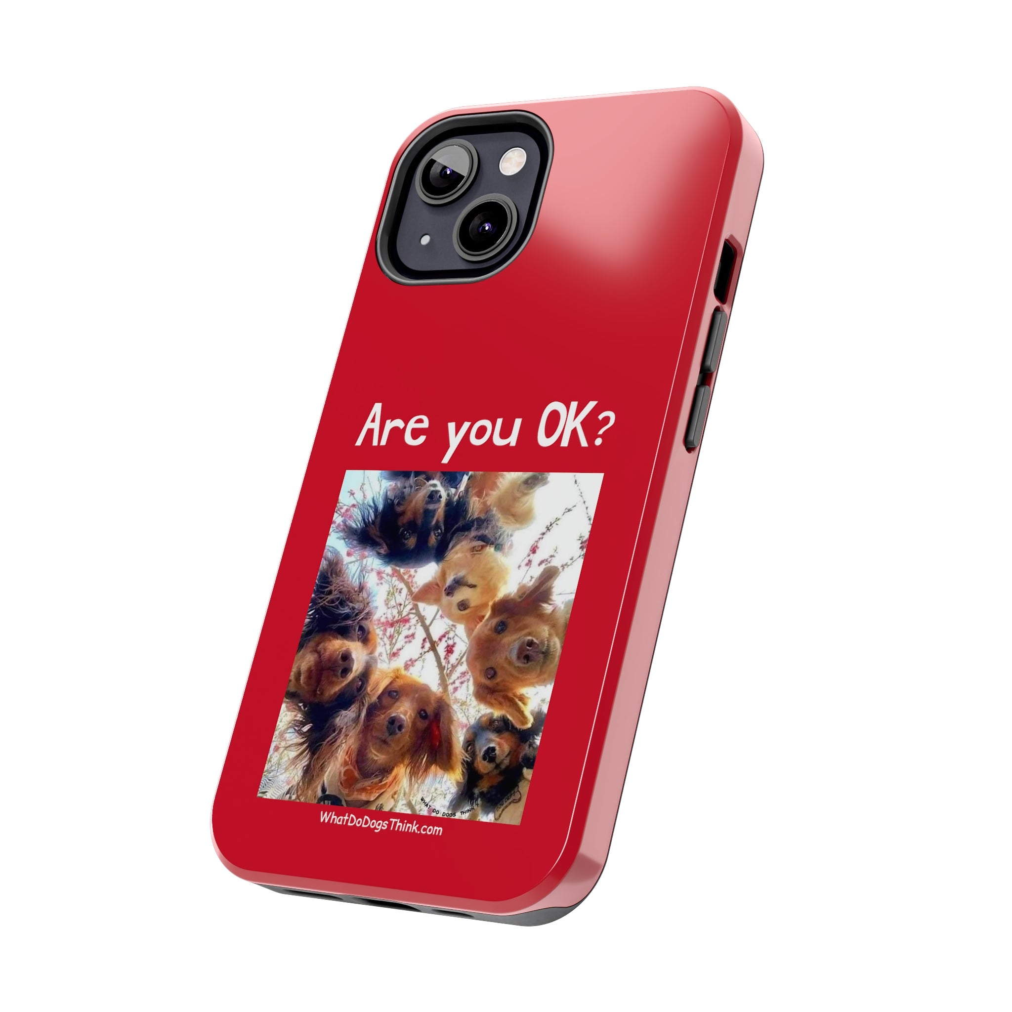 Are you OK? Red Tough Phone Cases