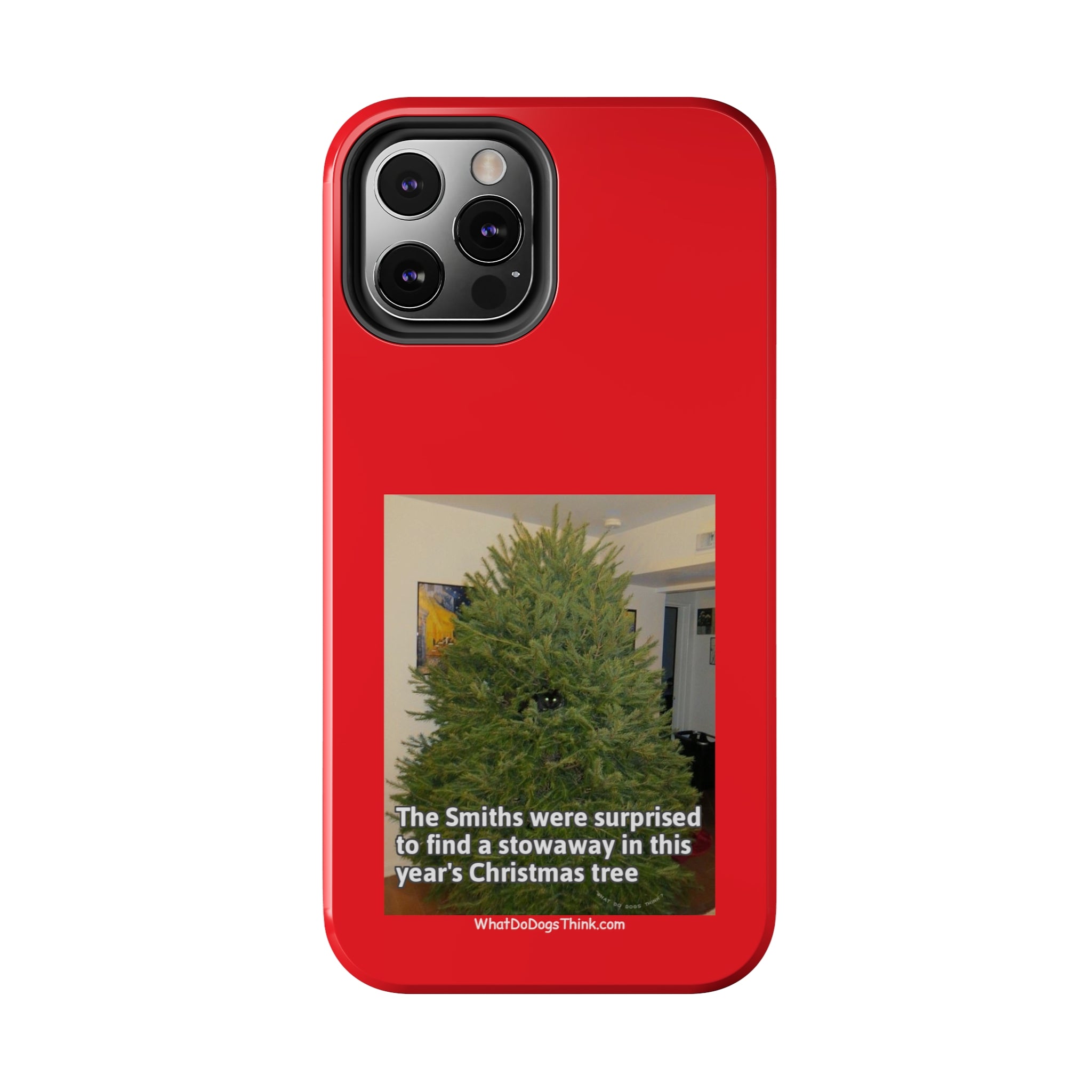 Stowaway Cat Red Tough Phone Cases