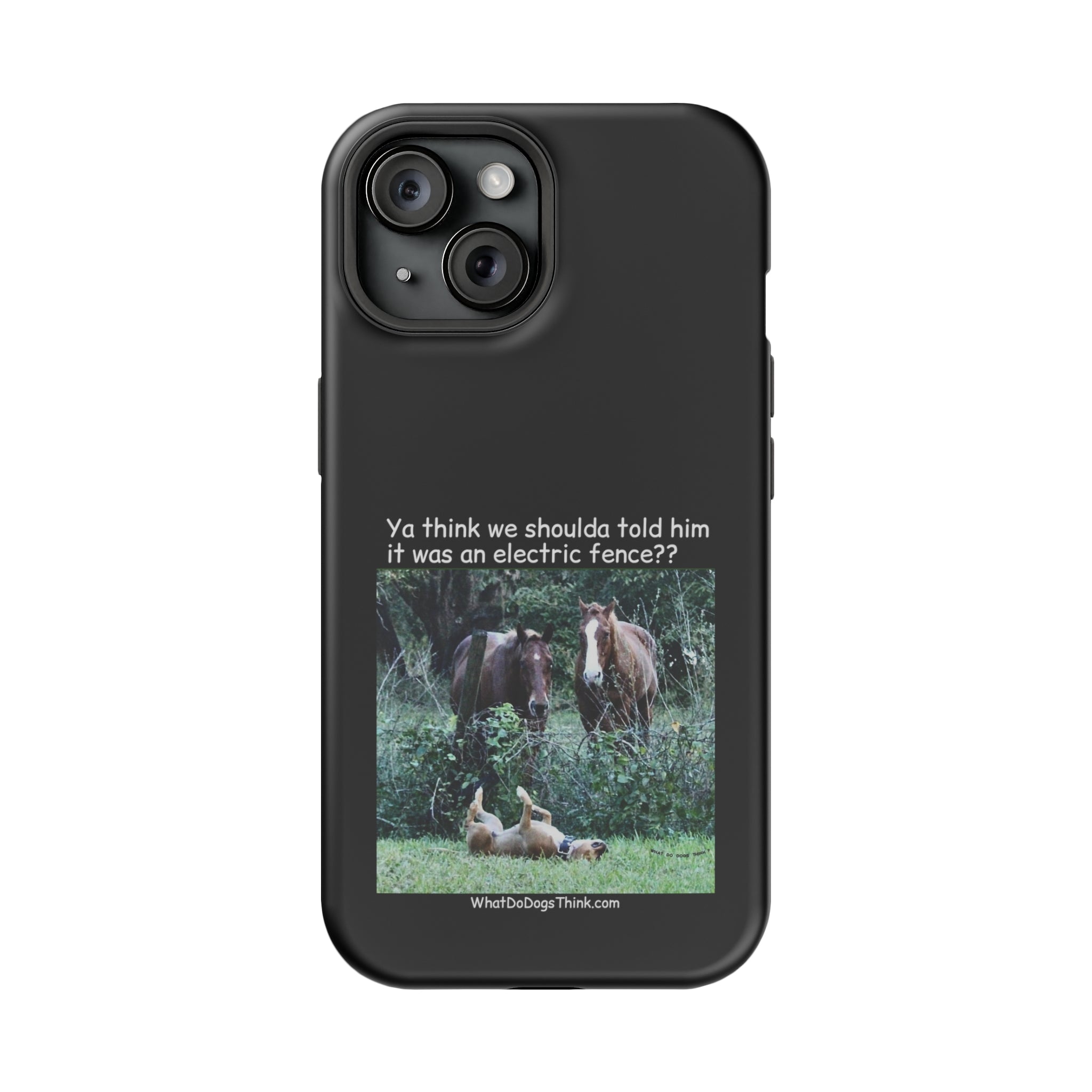 Electric Fence Black MagSafe Tough Cases