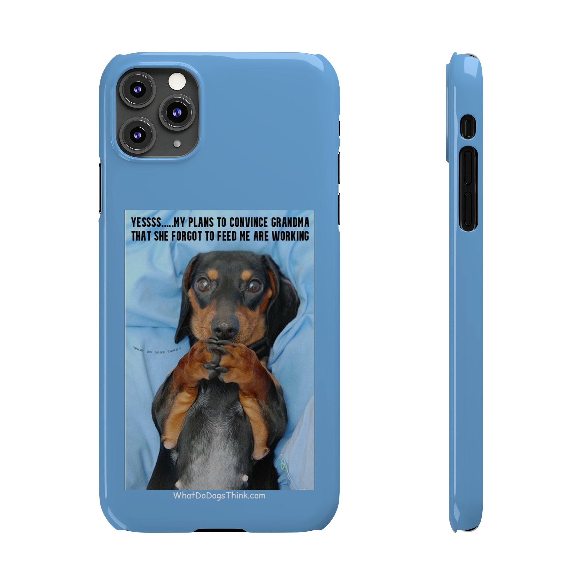 Grandma Blue Slim Phone Cases