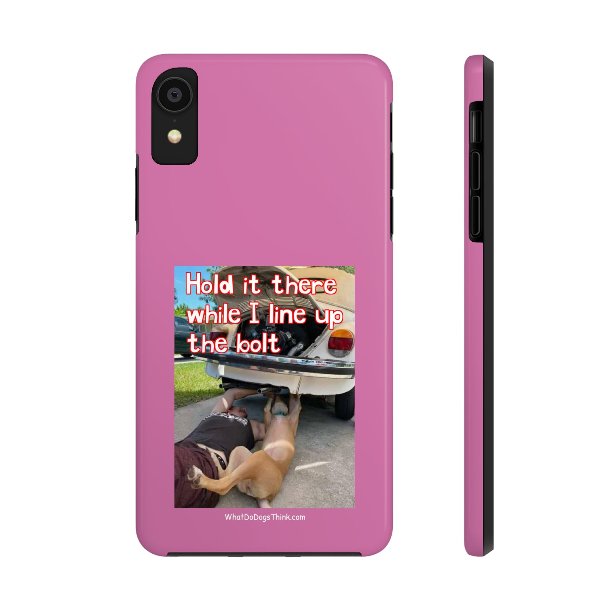 Hold it Pink Tough Phone Cases