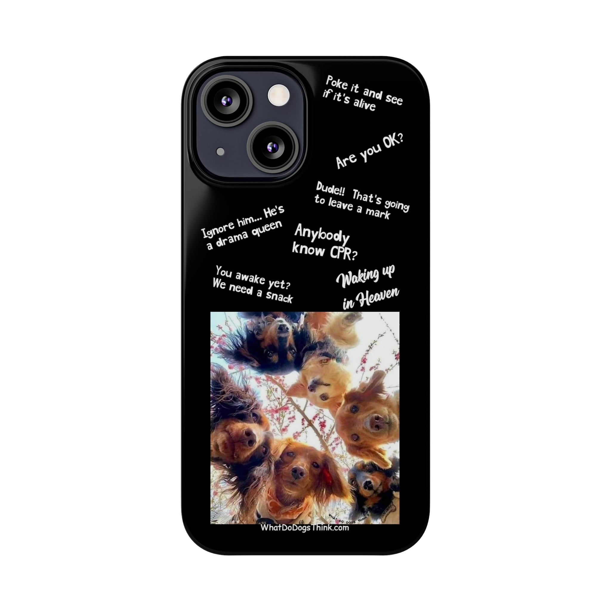 Are You OK? Compilation Black Slim Phone Cases