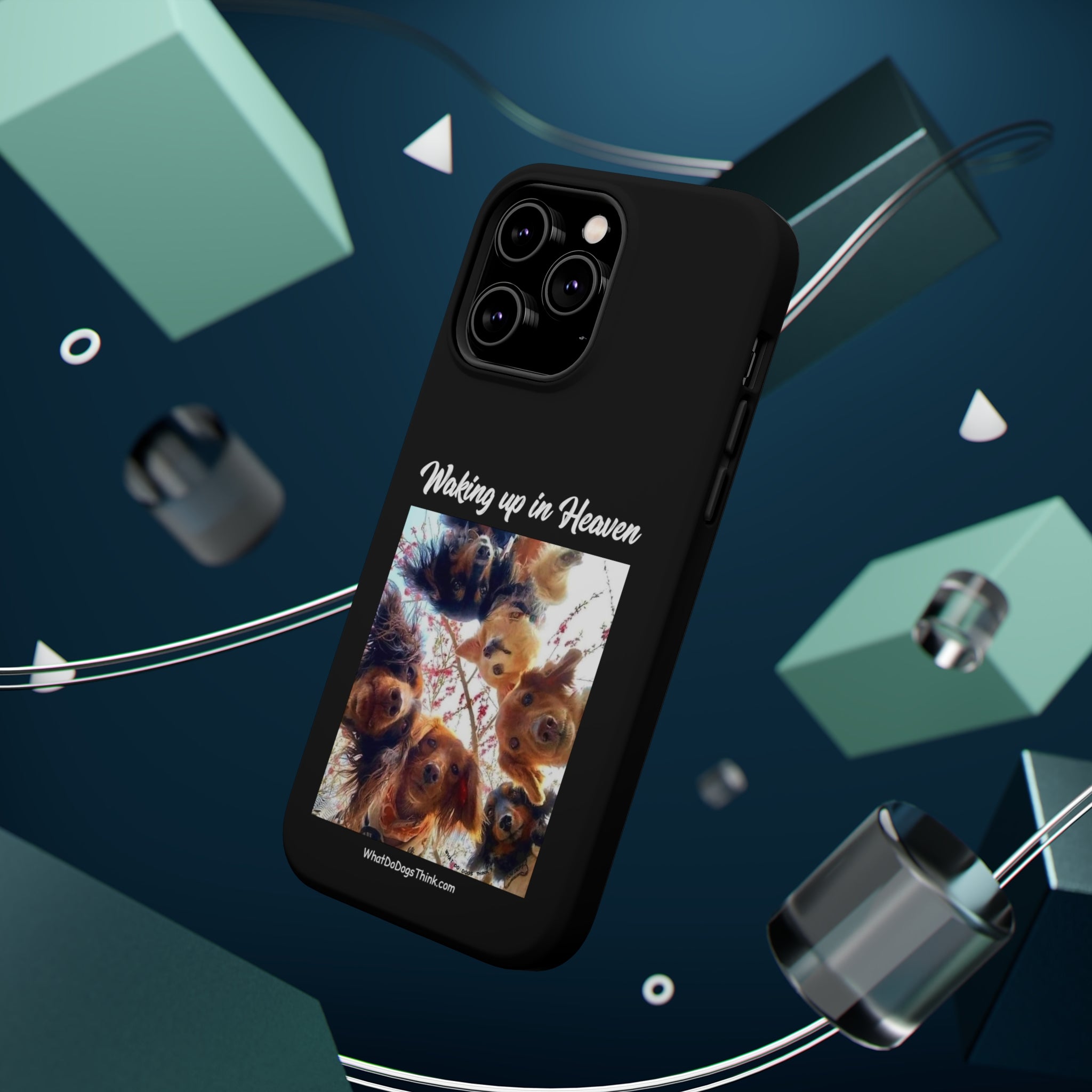 Waking Up In Heaven Black MagSafe Tough Cases