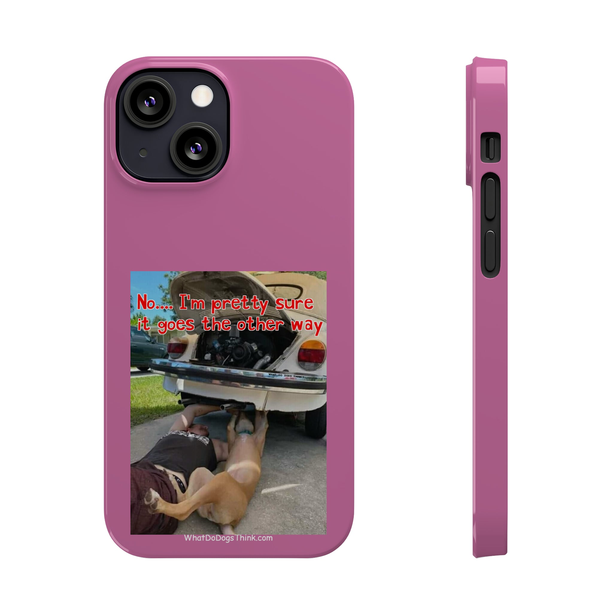 Other Way Pink Slim Phone Cases