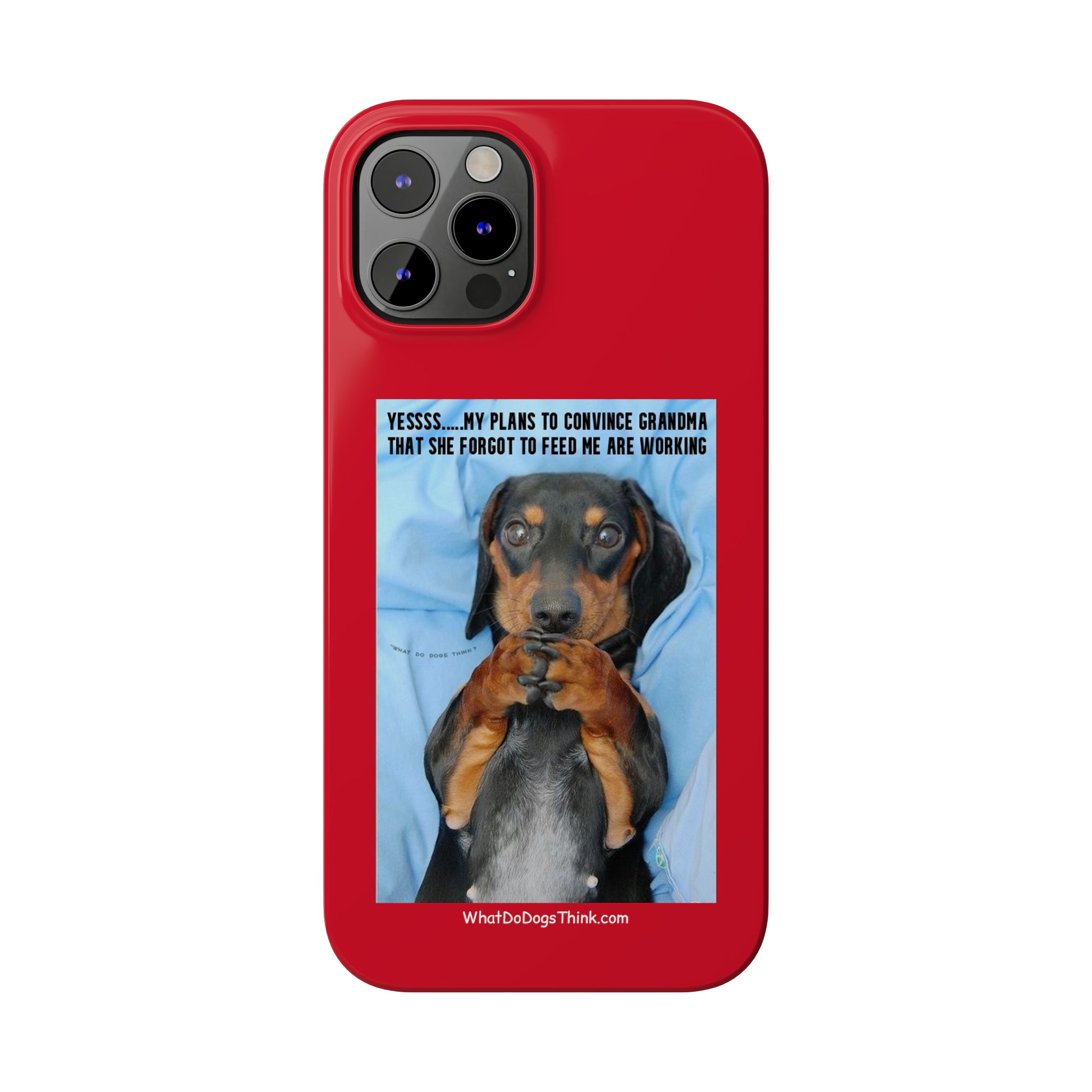 Grandma Red Slim Phone Cases